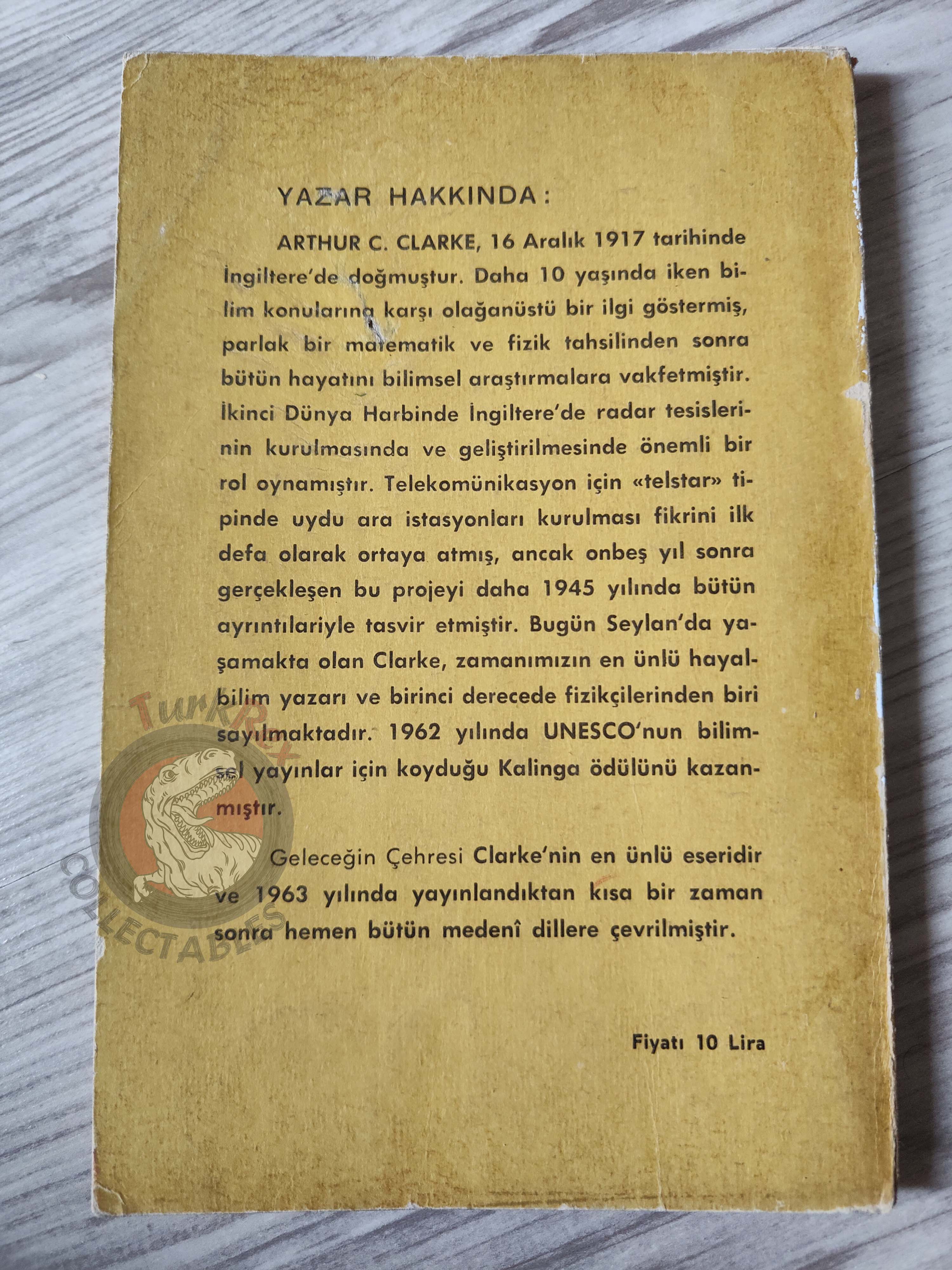 Arthur C. Clarke – Profiles of the Future 1970 1st Turkish Book Turkey
