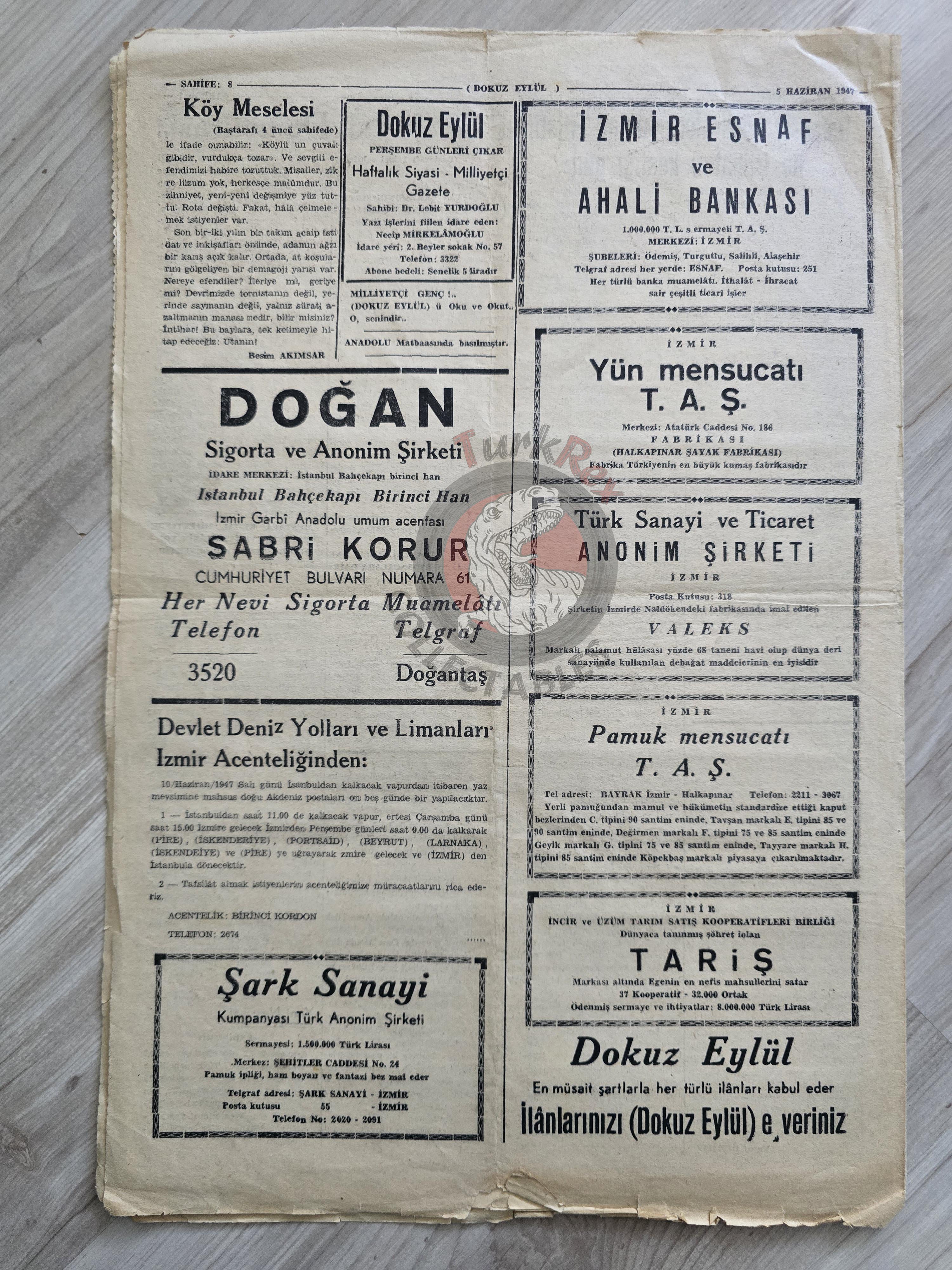 Turkish Freemasonry How Did the Freemasons Operate in İzmir 1947 Turkey Newspaper Masonic