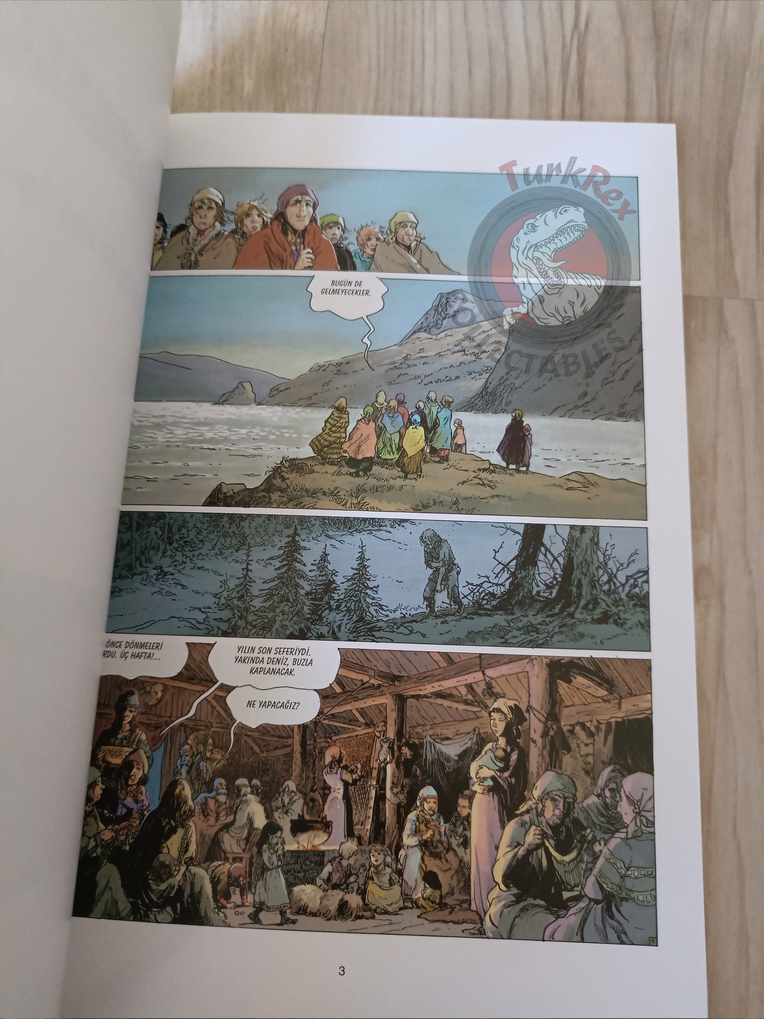 Thorgal Vol #5 La Couronne d'Ogotai Turkish Comic Turkey #19 #20 #21