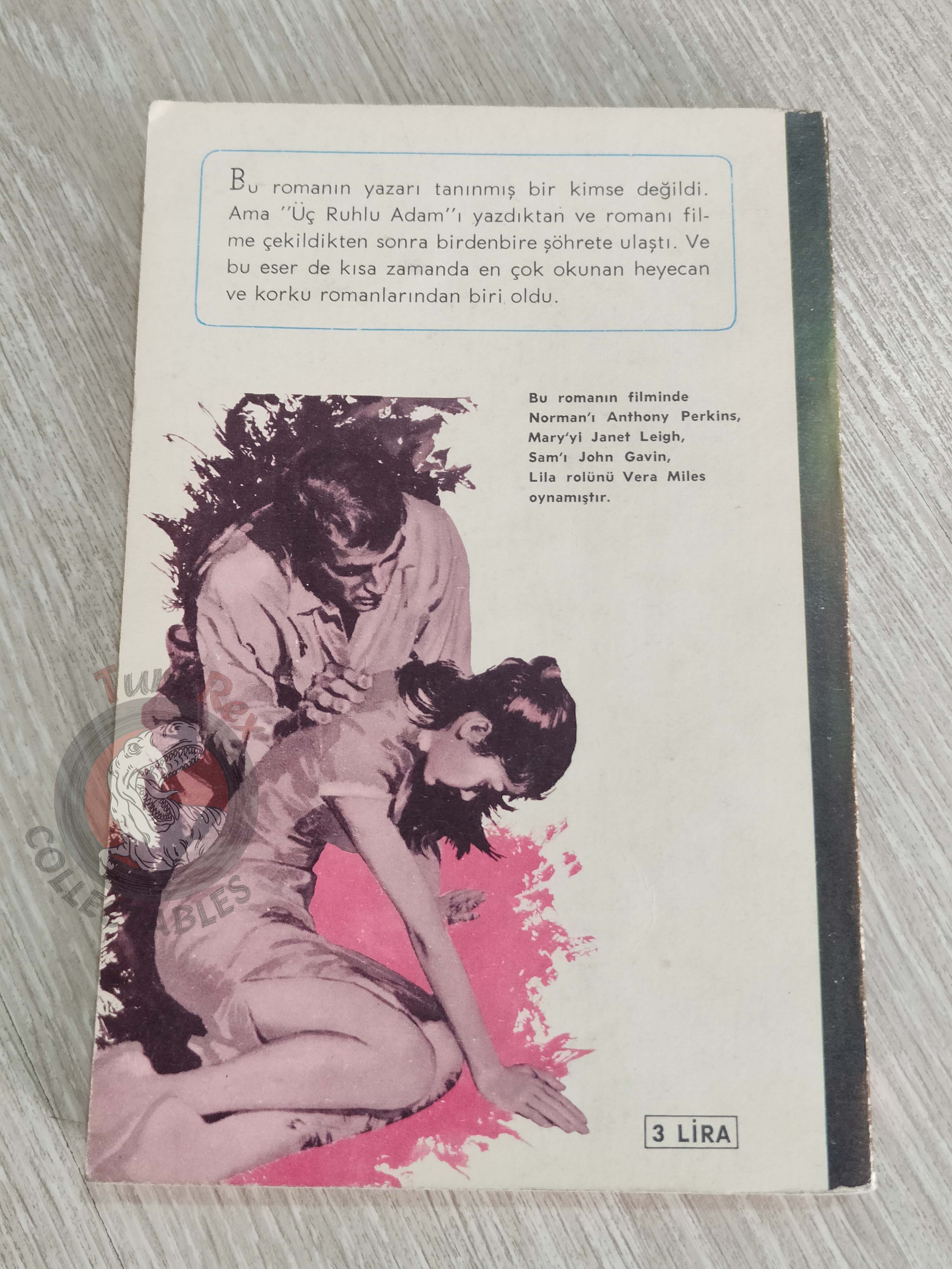 Robert Bloch – Psycho 1962 1st Turkish Book Turkey Alfred Hitchcock