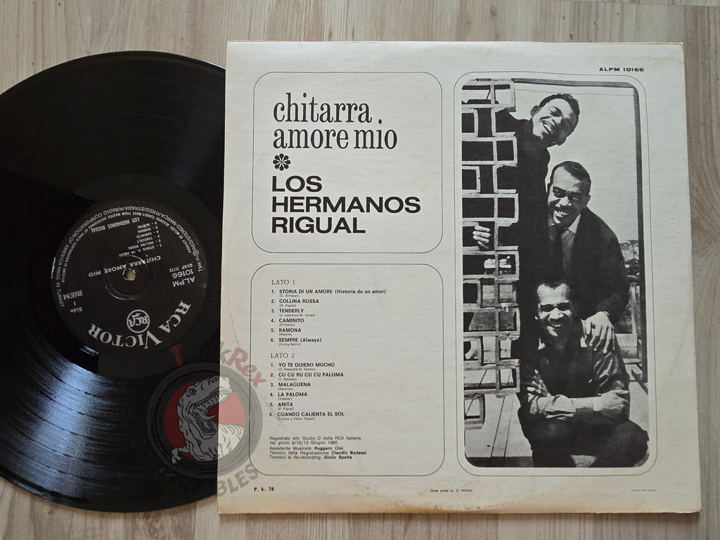 Los Hermanos Rigual – Chitarra Amore Mio Turkish Pressing Vinyl Turkey Edition