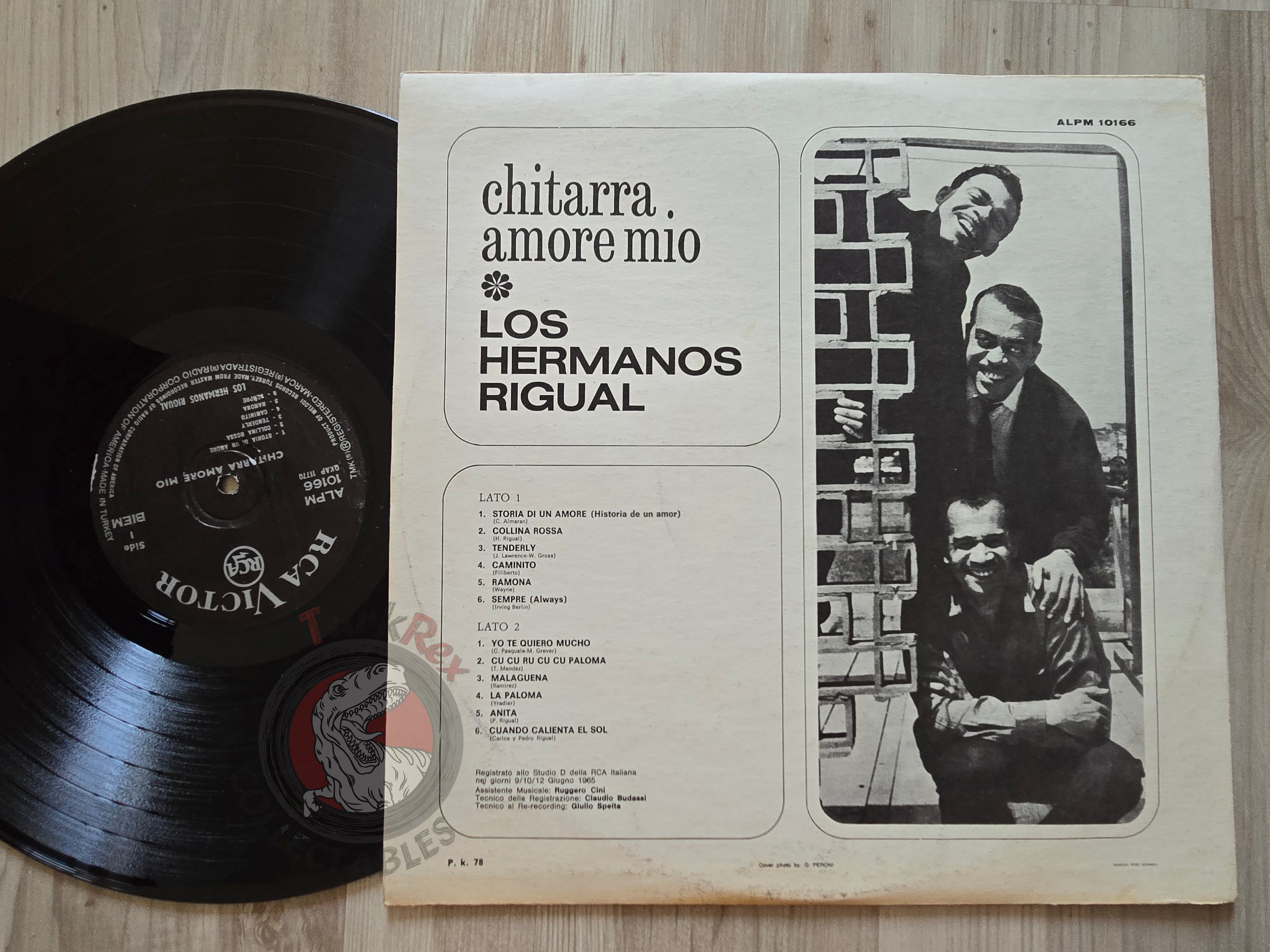 Los Hermanos Rigual – Chitarra Amore Mio Turkish Pressing Vinyl Turkey Edition