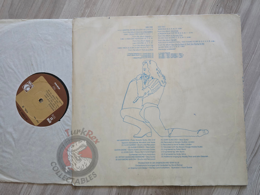 Jethro Tull – Repeat - The Best Of Jethro Tull - Vol. II Turkish Pressing Vinyl Turkey Edition