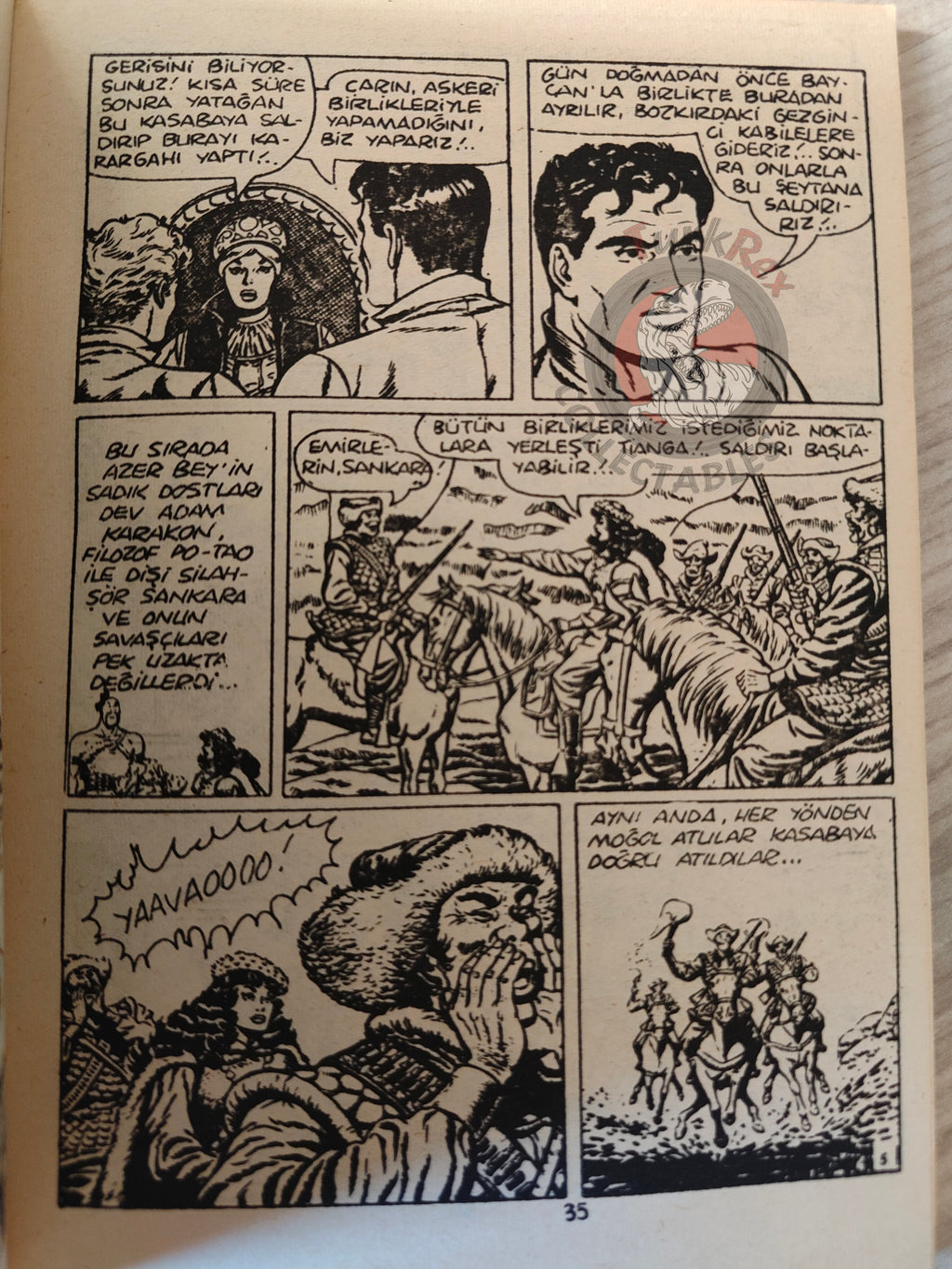 Oktar #3 1981 Turkish Comic Turkey Marco Polo Mon Journal