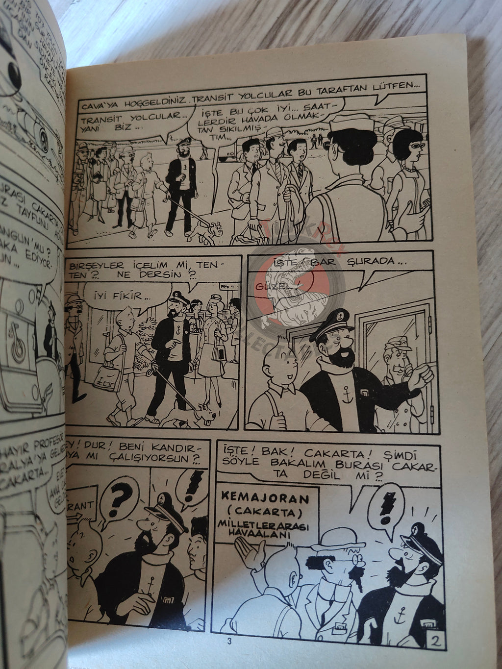 Tintin – Flight 714 to Sydney  mid 1980s Turkish Edition Comic Turkey 1