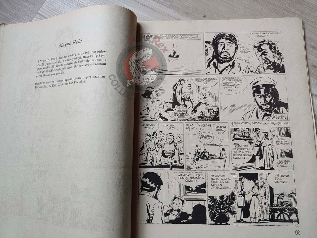 Milliyet Çocuk #41 1979 Turkish Comic Turkey Joyas Literarias Juveniles #110 Mayne Reid