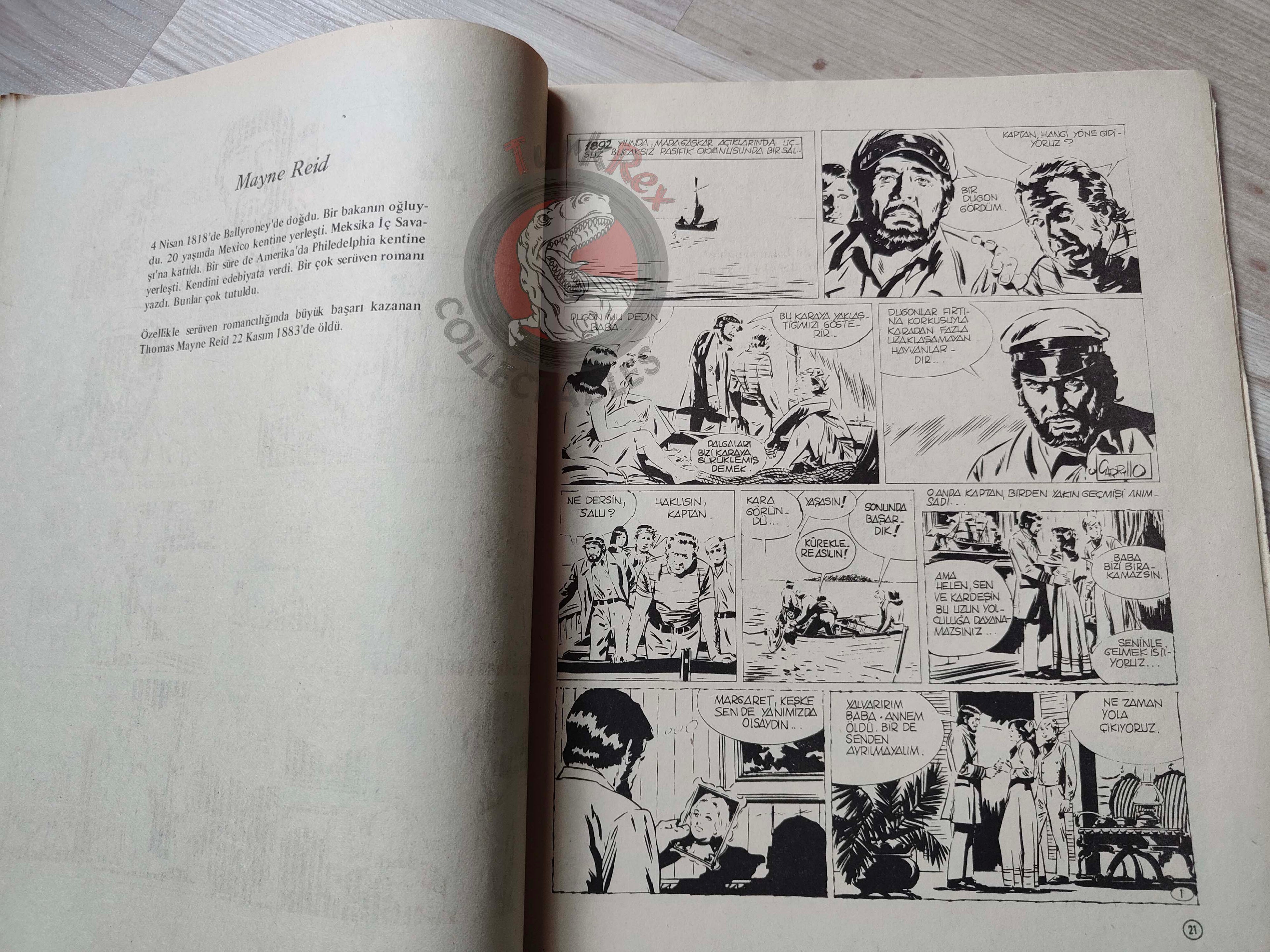 Milliyet Çocuk #41 1979 Turkish Comic Turkey Joyas Literarias Juveniles #110 Mayne Reid