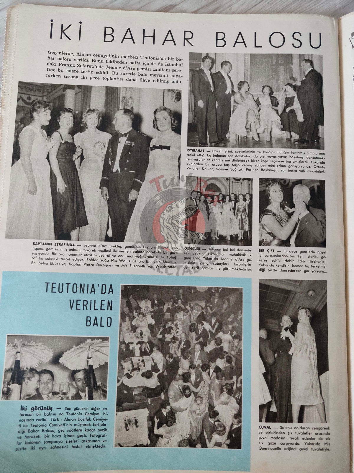 Hayat 1958 Sophia Loren Turkish Mag Turkey 11th Cannes Film Festival Mashhur bin Saud Saudi Arabia