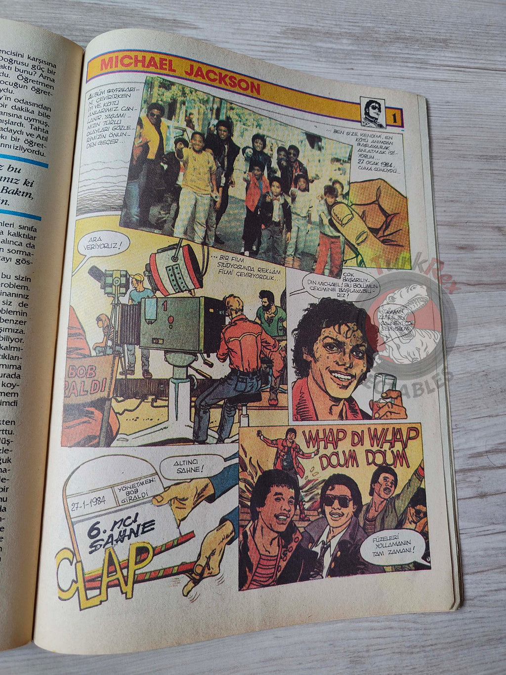 Milliyet Çocuk #49 1984 Turkish Comic Turkey Michael Jackson Lucky Luke Eric Castel Robin Dubois