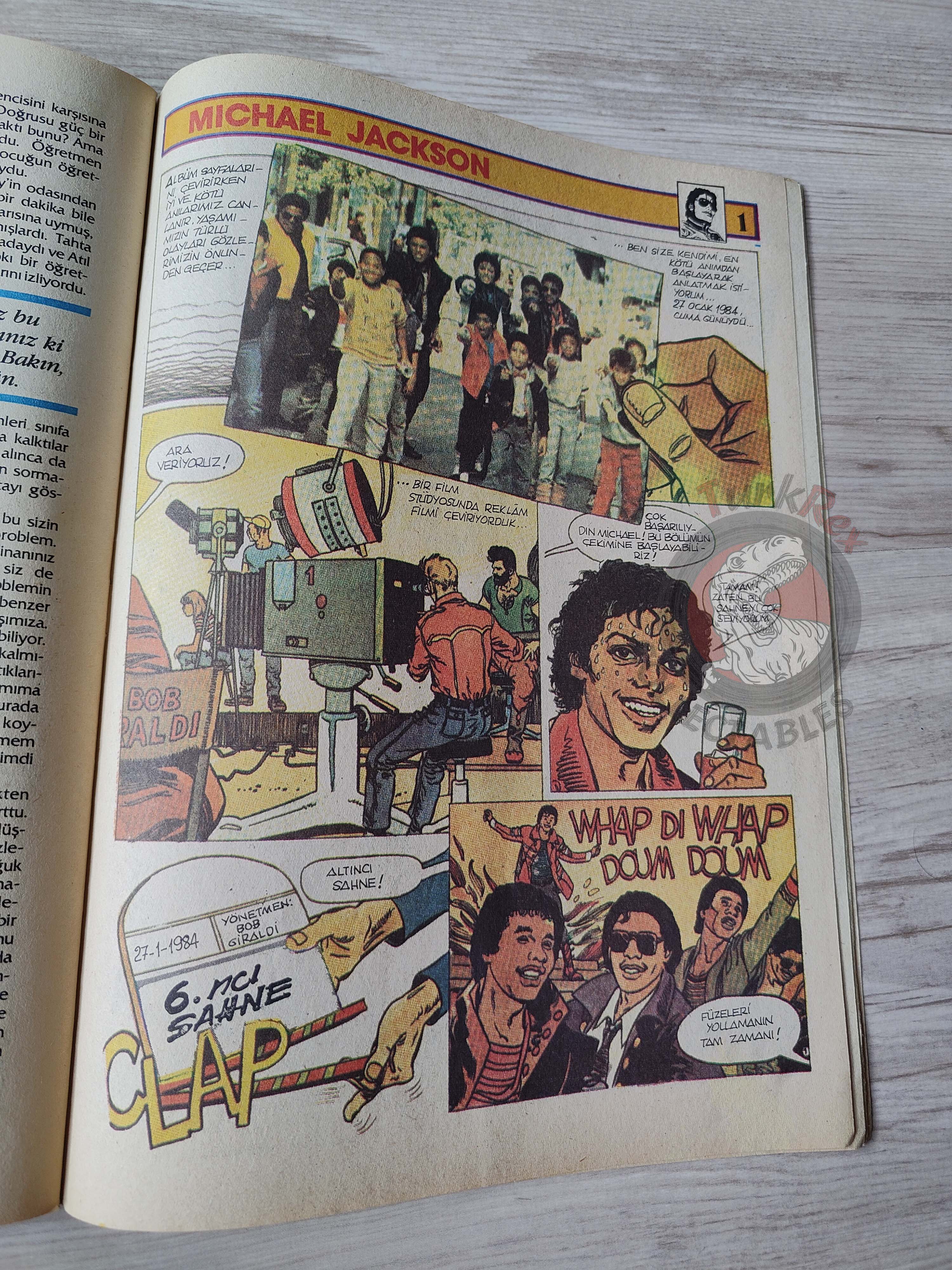 Milliyet Çocuk #49 1984 Turkish Comic Turkey Michael Jackson Lucky Luke Eric Castel Robin Dubois