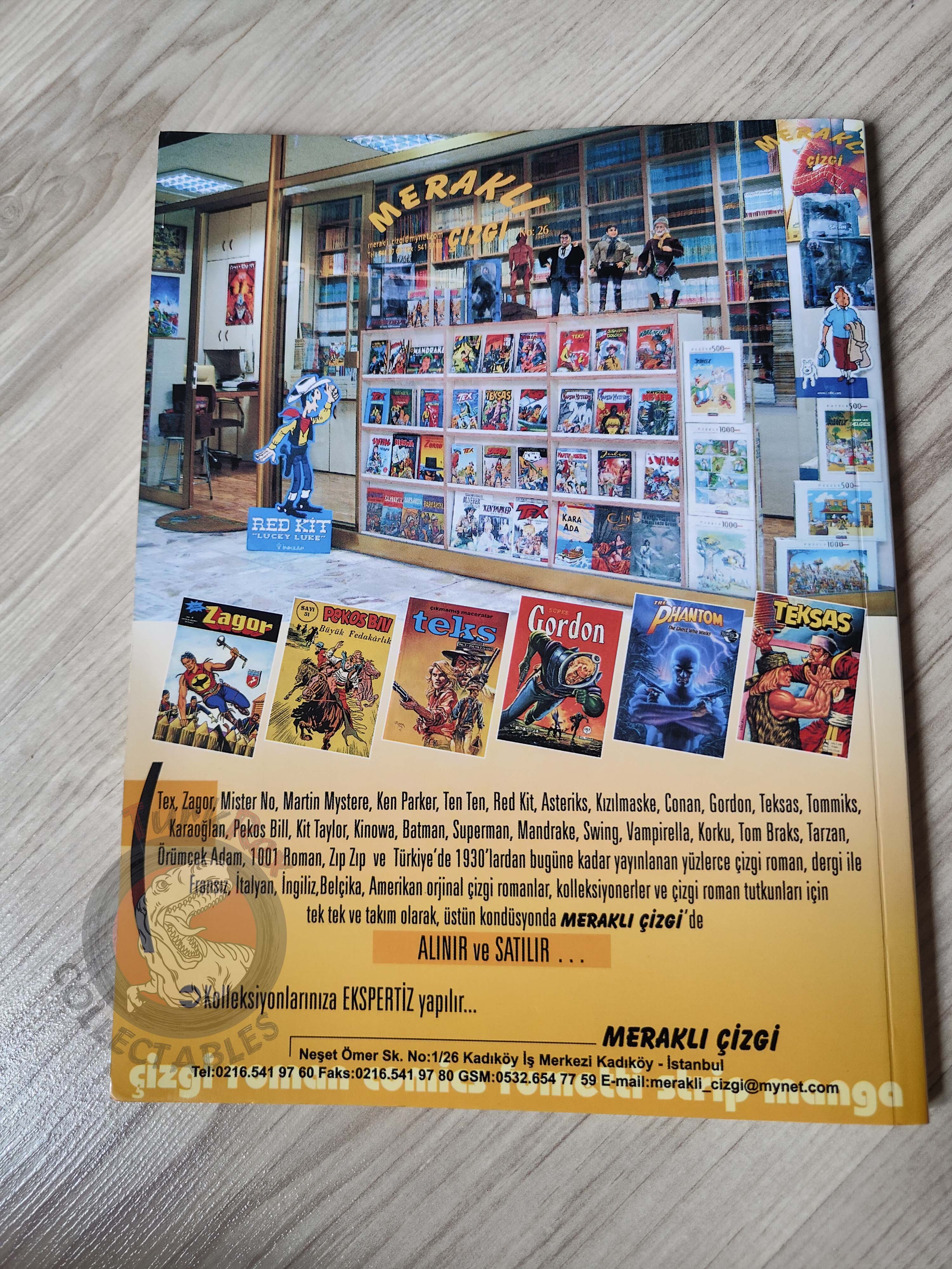 Zagor #112 2011 Magia Indiana Turkish Comic Turkey #500