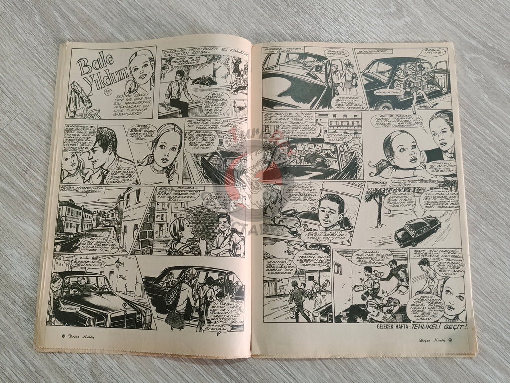 Doğan Kardeş 1971 Magazine #31 Turkish Comic Turkey Johnny Galaxy, Alice In Wonderland