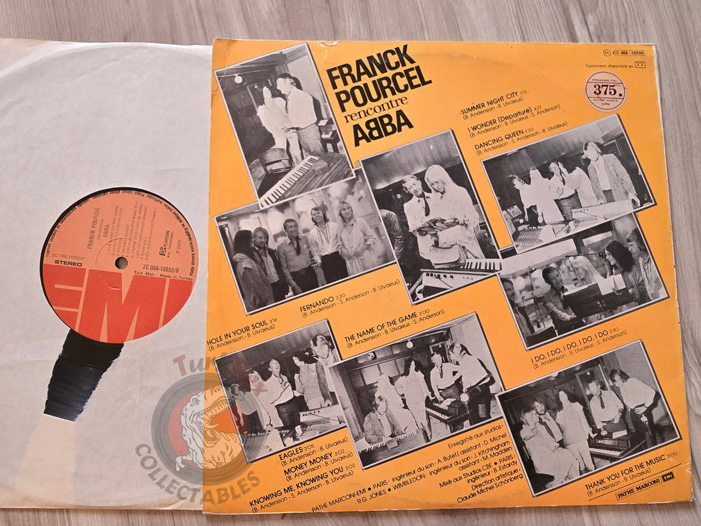 Franck Pourcel – Rencontre ABBA Turkish Pressing Vinyl Turkey Edition