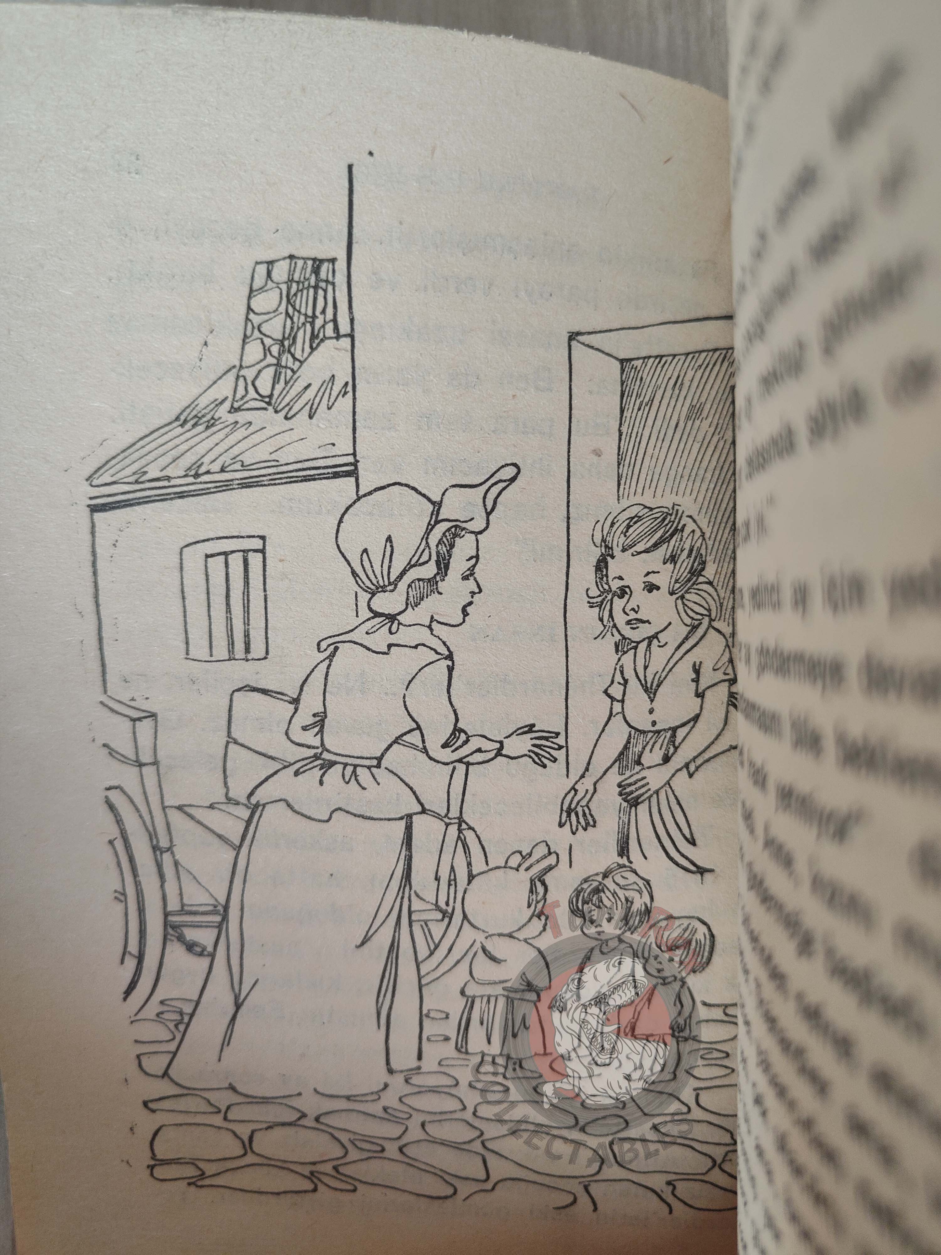 Victor Hugo –  Fantine and Her Daughter 1969 Illustrated Turkish Book Turkey
