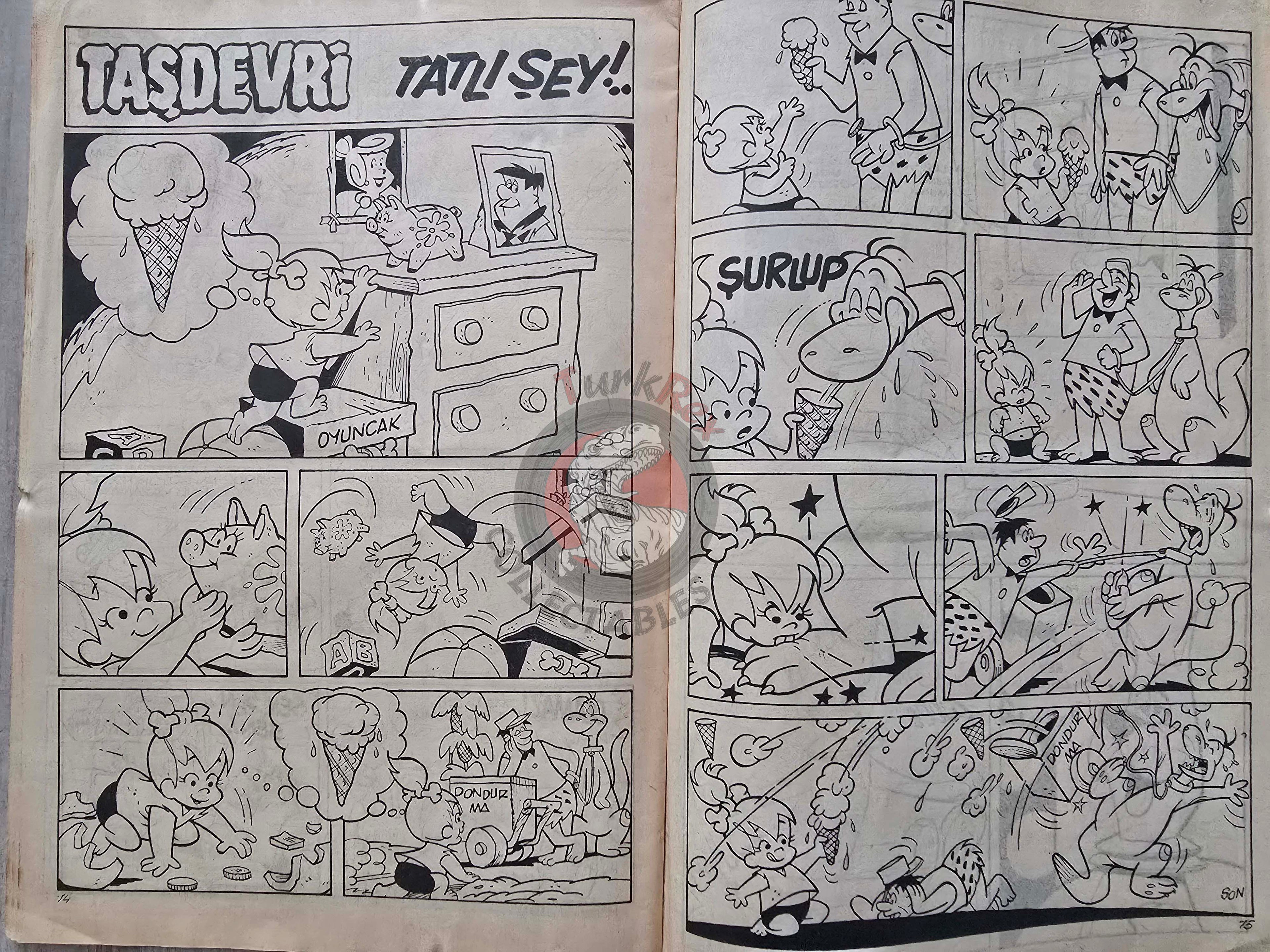 TV Heroes #22 The Jetsons Pink Panther Blondie Turkish Comic Turkey Vicky the Viking