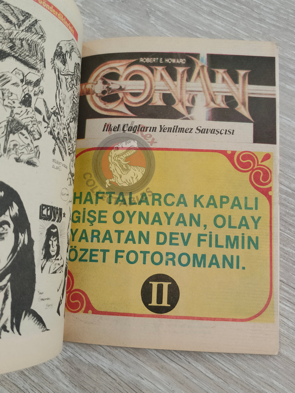 Conan Renkli #7 Turkish Comic Turkey The Savage Sword of #17 CTB #121 Movie