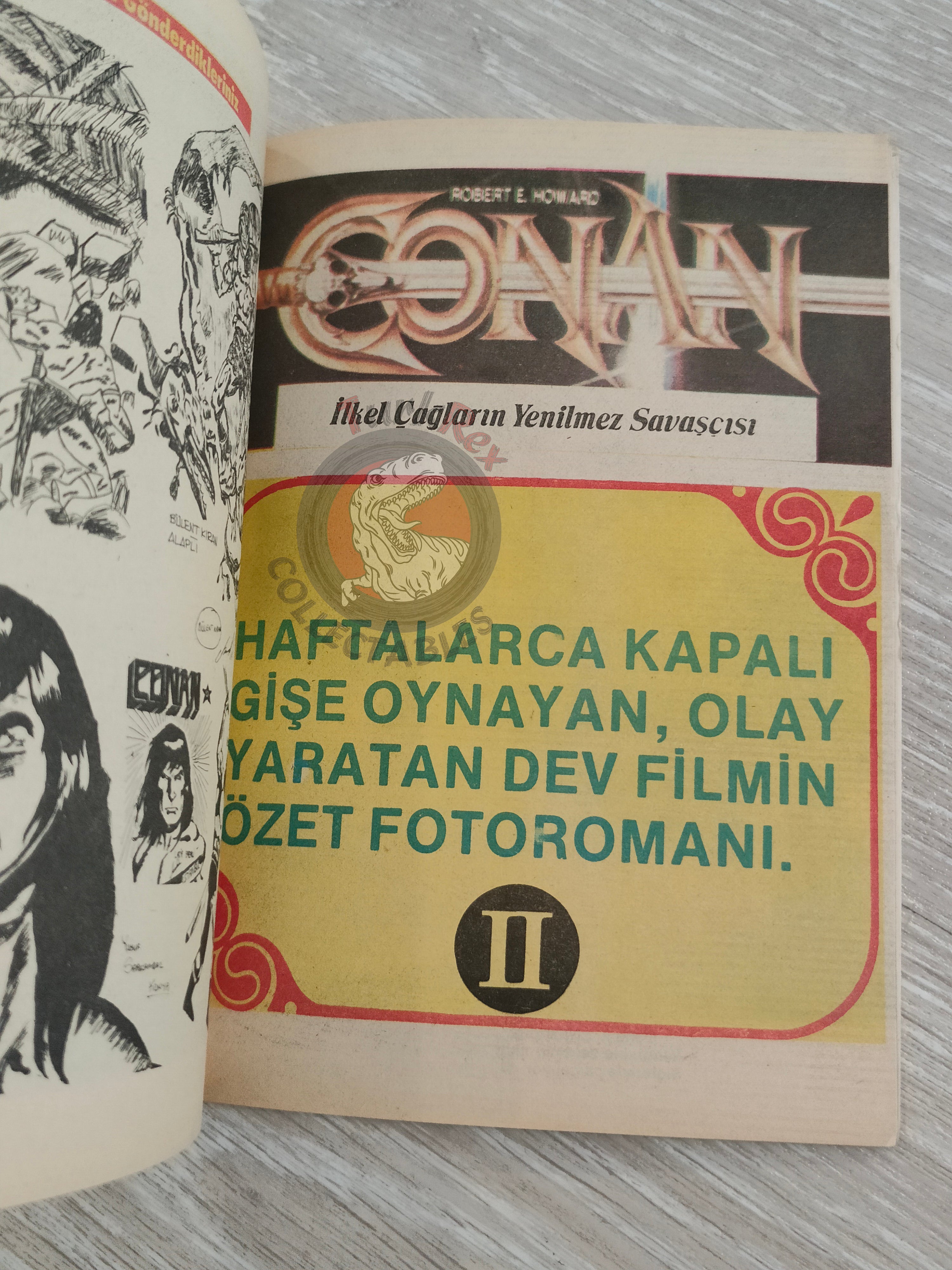 Conan Renkli #7 Turkish Comic Turkey The Savage Sword of #17 CTB #121 Movie
