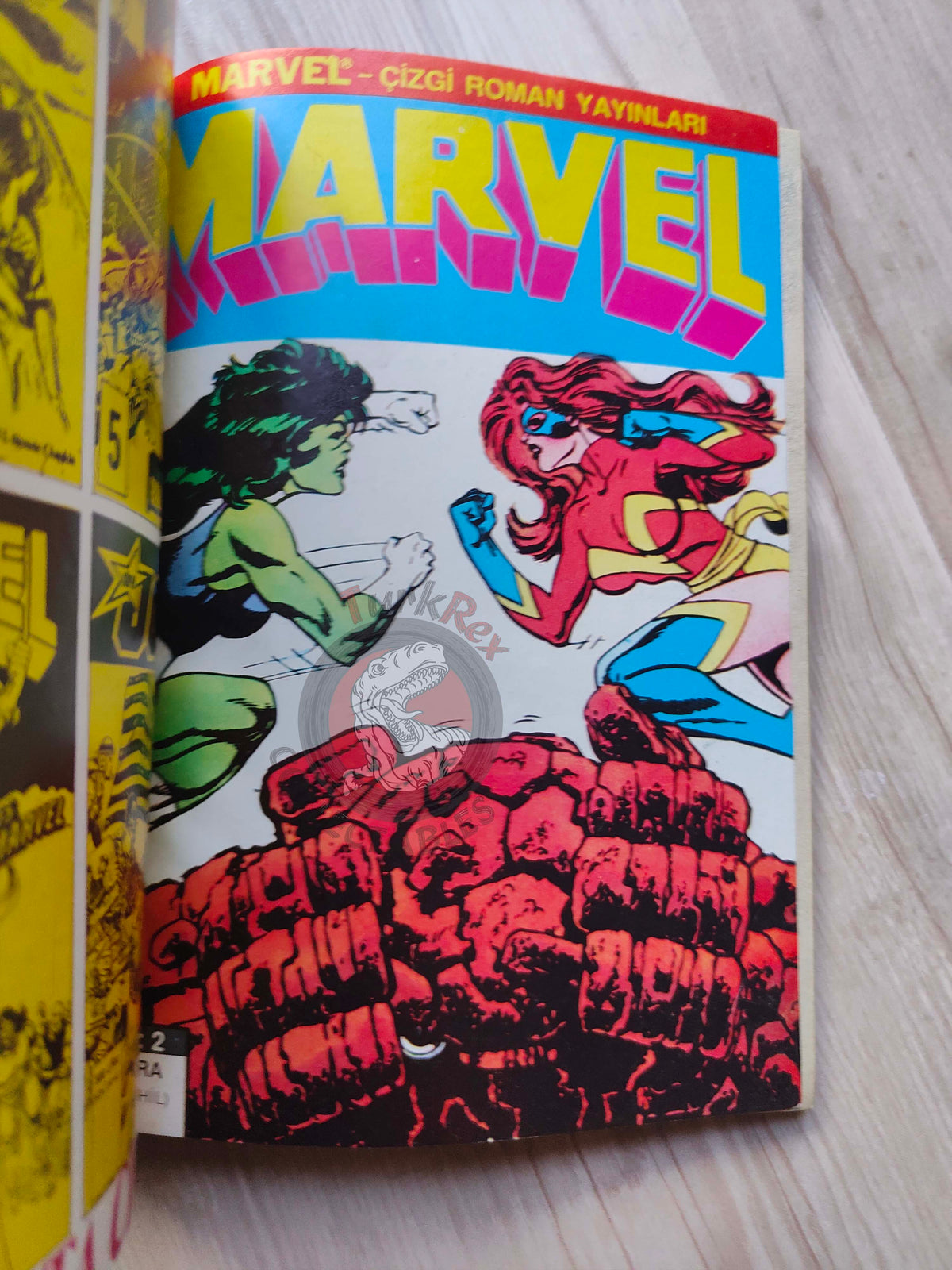 Ms. Marvel Vol #1 1988 Turkish Comic Turkey #1 #2 #3 The Avengers #184