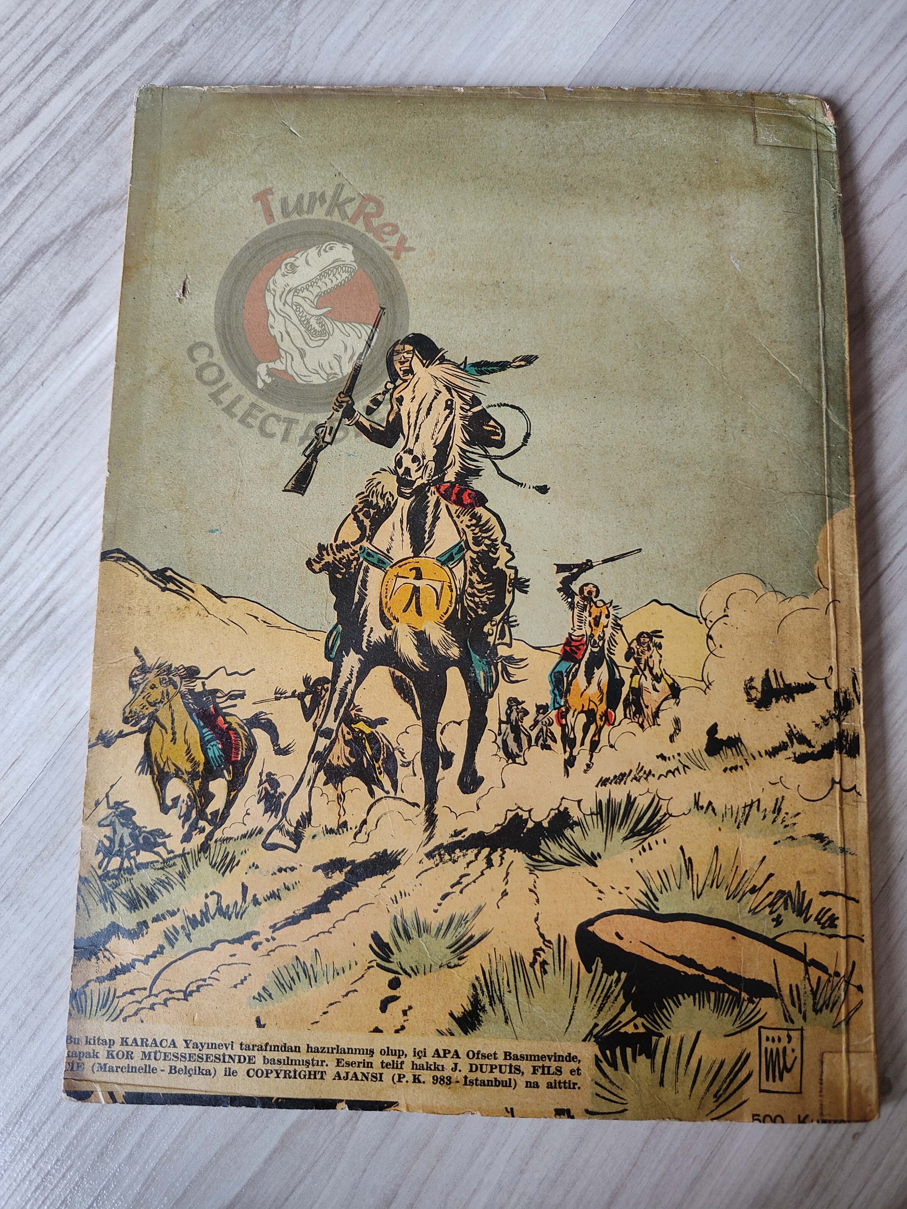 Jerry Spring - La Passe des Indiens 1962 Turkish Comic Turkey Jijé