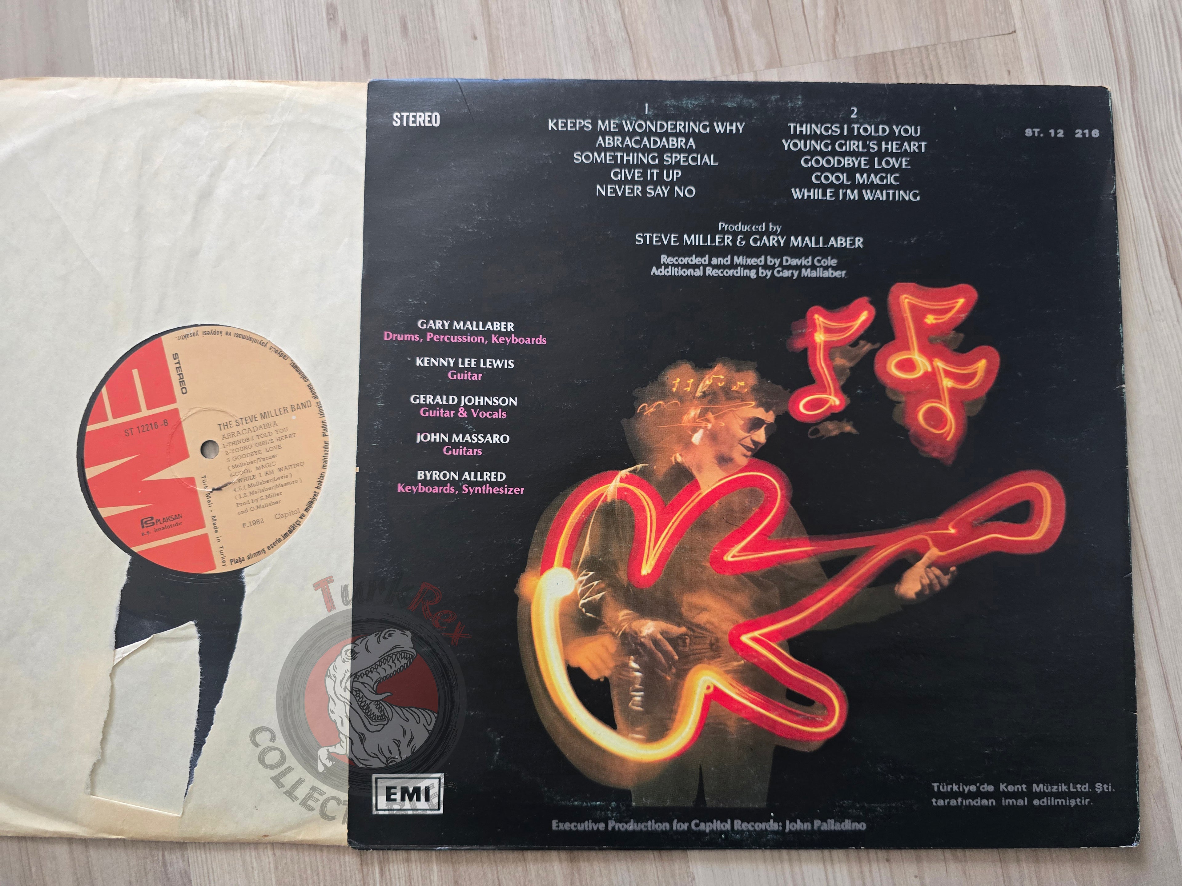 Steve Miller Band – Abracadabra Turkish Pressing Vinyl Turkey Edition
