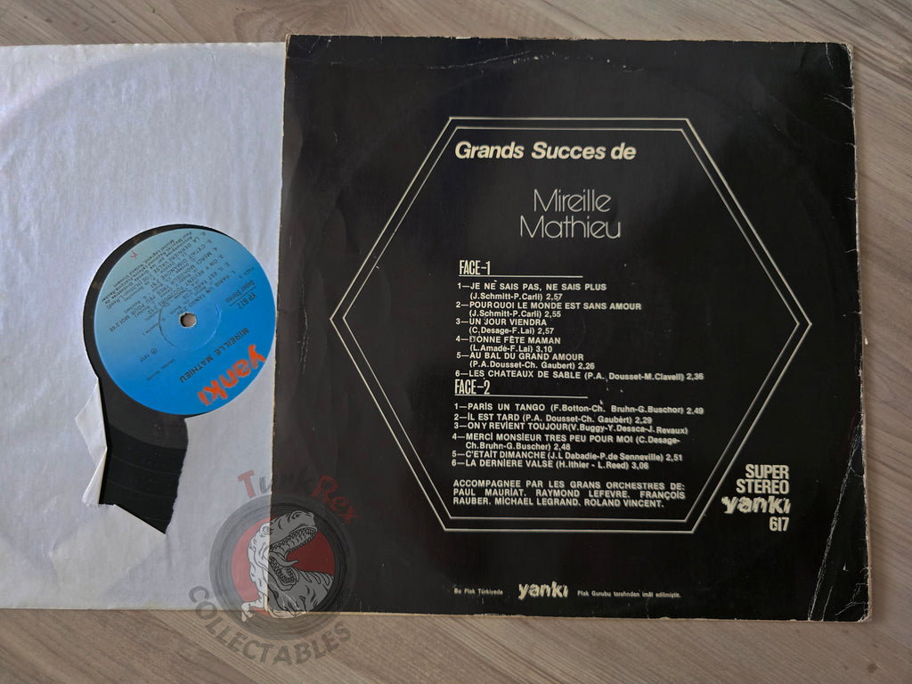 Mireille Mathieu – Grands Succés De Mireille Mathieu Turkish Pressing Vinyl Turkey Edition