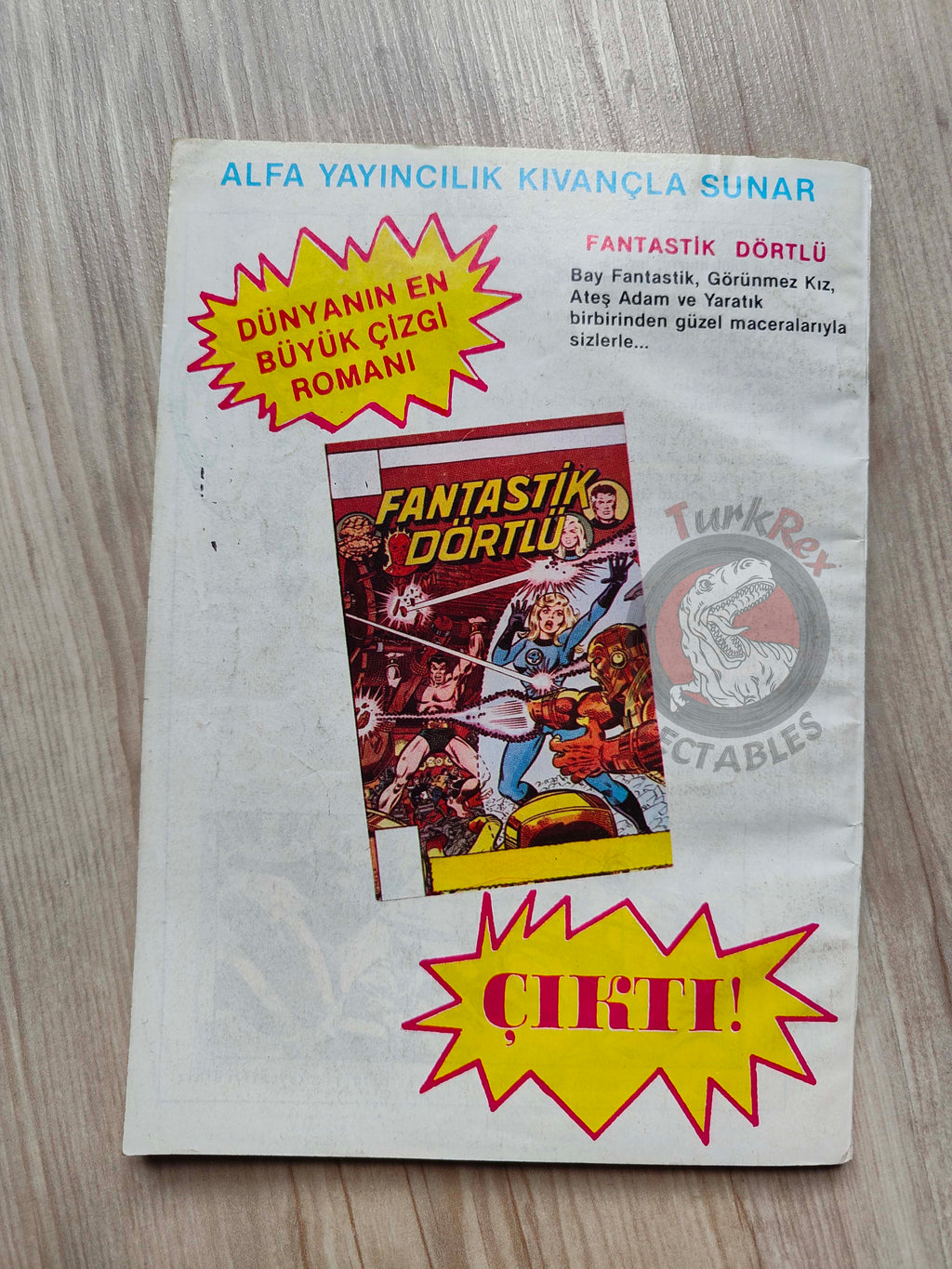 Captain America – Issue #2 1988 Turkish Comic Turkey #159 #160 #161 #162