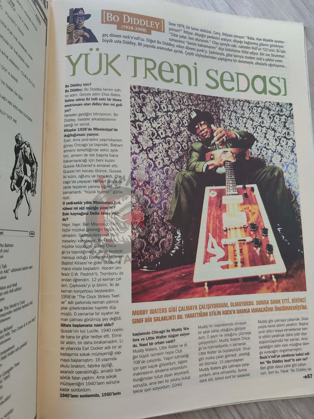 Roll 2008 Pinhani Turkish Mag Turkey  Bo Diddley Paul Weller New Model Army Gogol Bordello