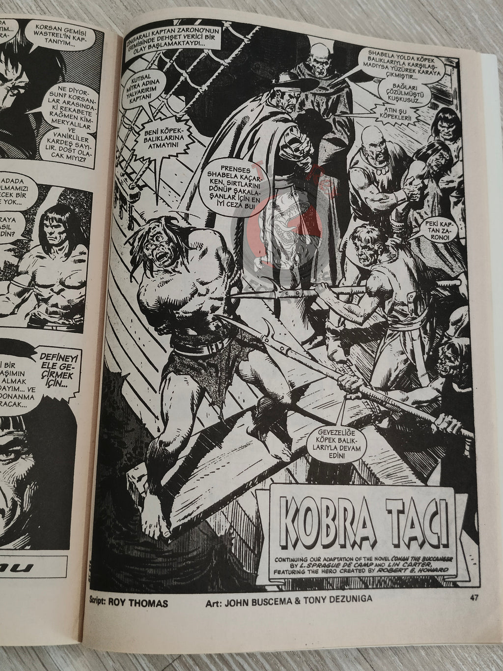 Conan #24 The Savage Sword of Conan #40 #41 Turkish Comic Turkey