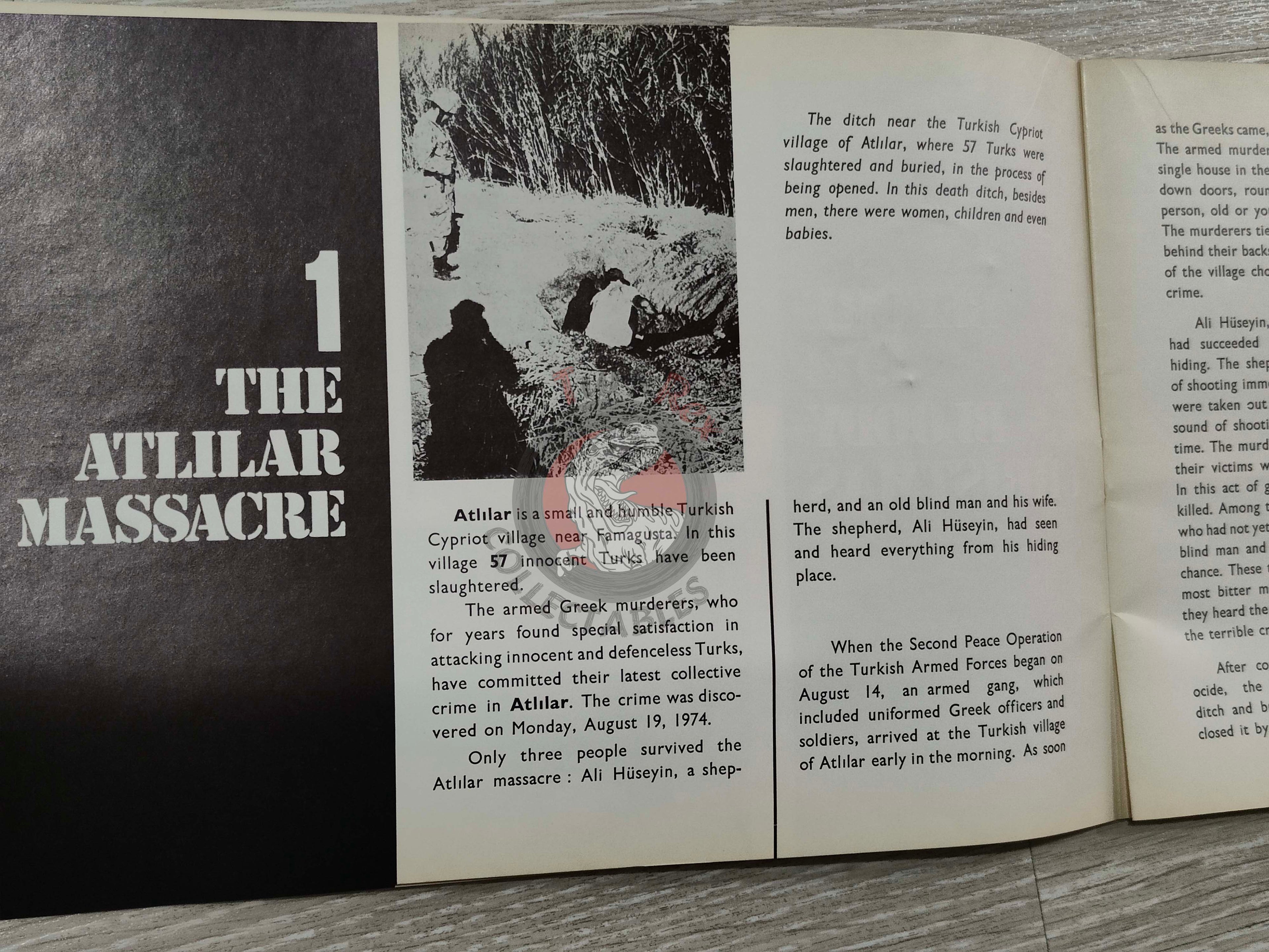 Genocide in 1974: To The Memory Of The Innocent Turkish Cypriots English Book Cyprus