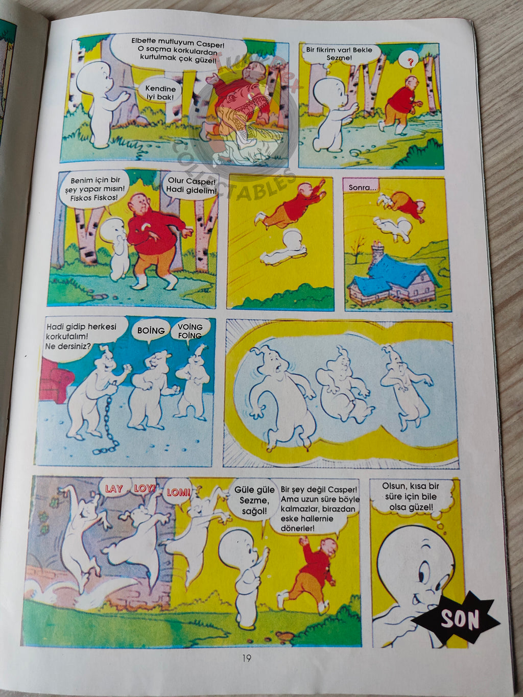 Casper the Friendly Ghost Magazine – Issue #17 1997 Turkish Comic Turkey