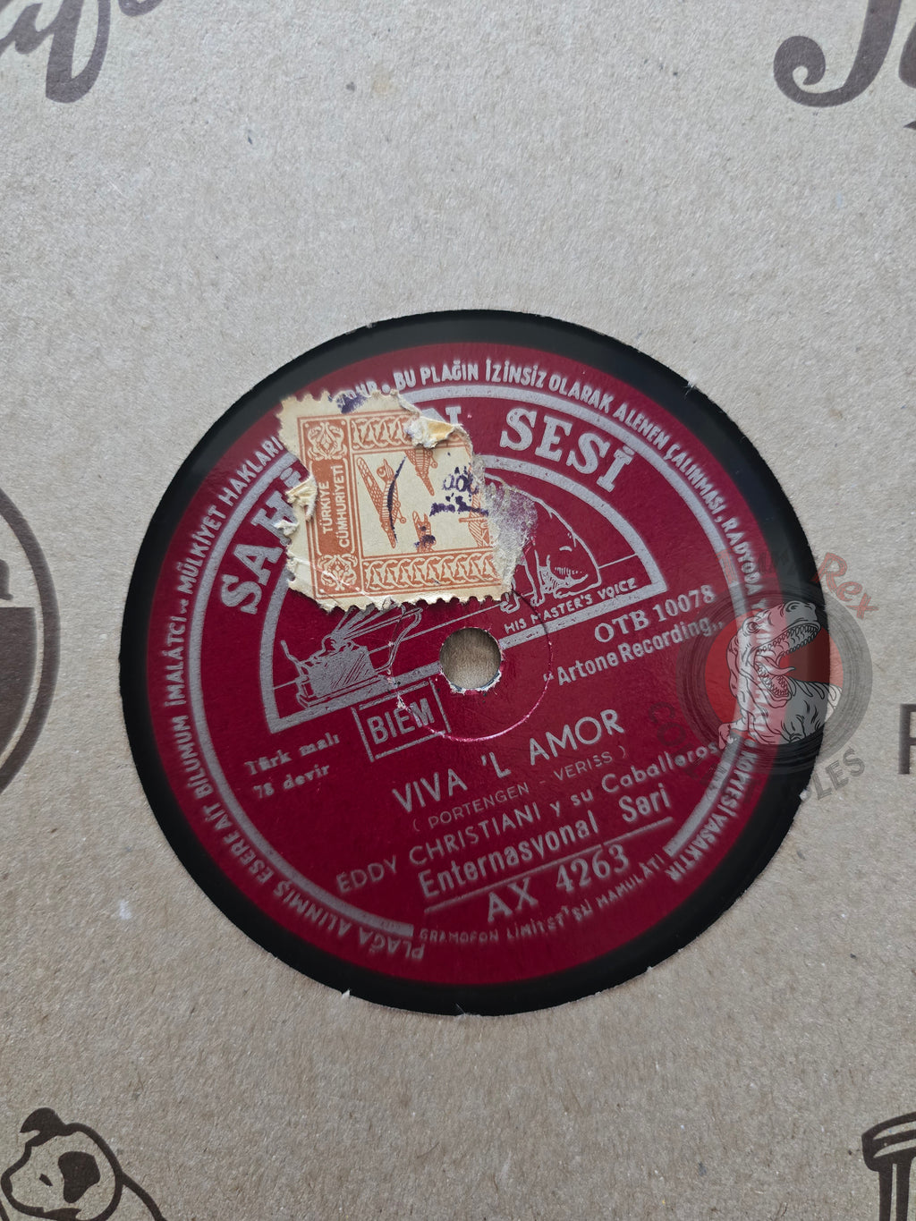 Eddy Christiani Y Su Caballeros – Sucu-Sucu Pressing Shellac Turkey Edition