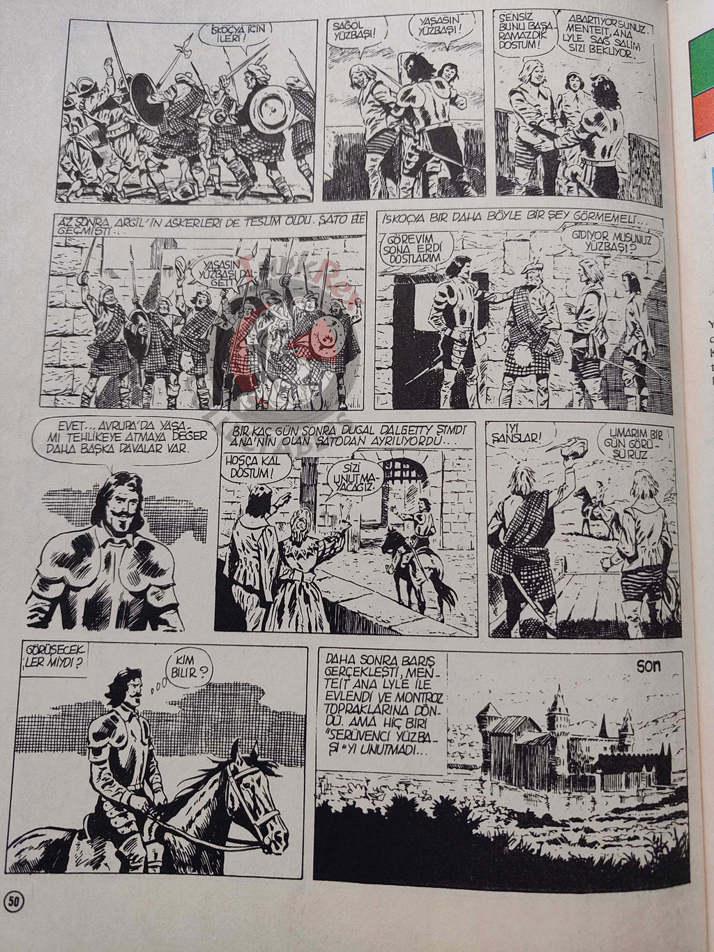 Milliyet Çocuk #20 1979 Turkish Comic Turkey Joyas Literarias Juveniles #74 Walter Scott