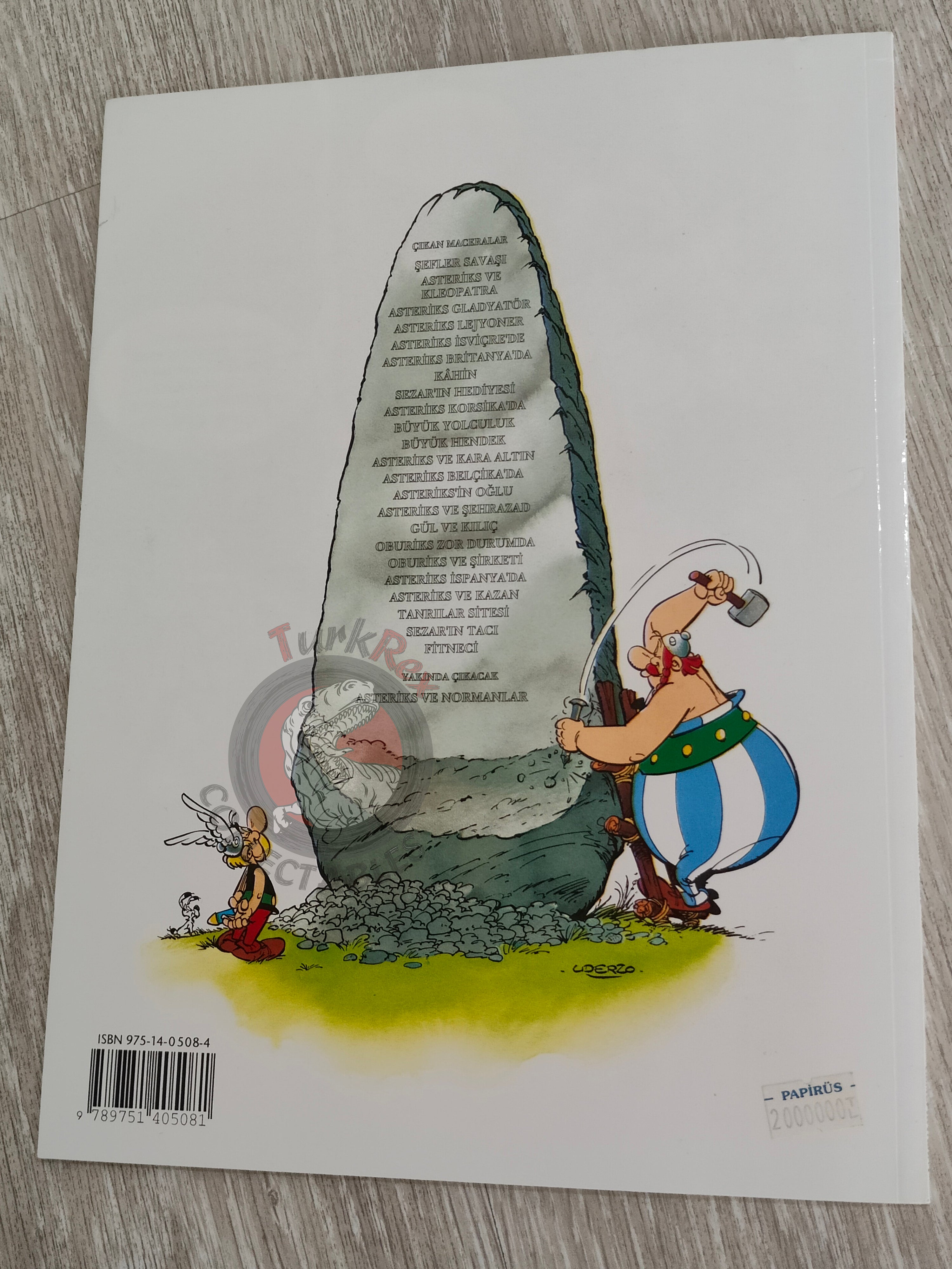 Asterix – Asterix and the Great Crossing 1999 Turkish Edition Comic Turkey