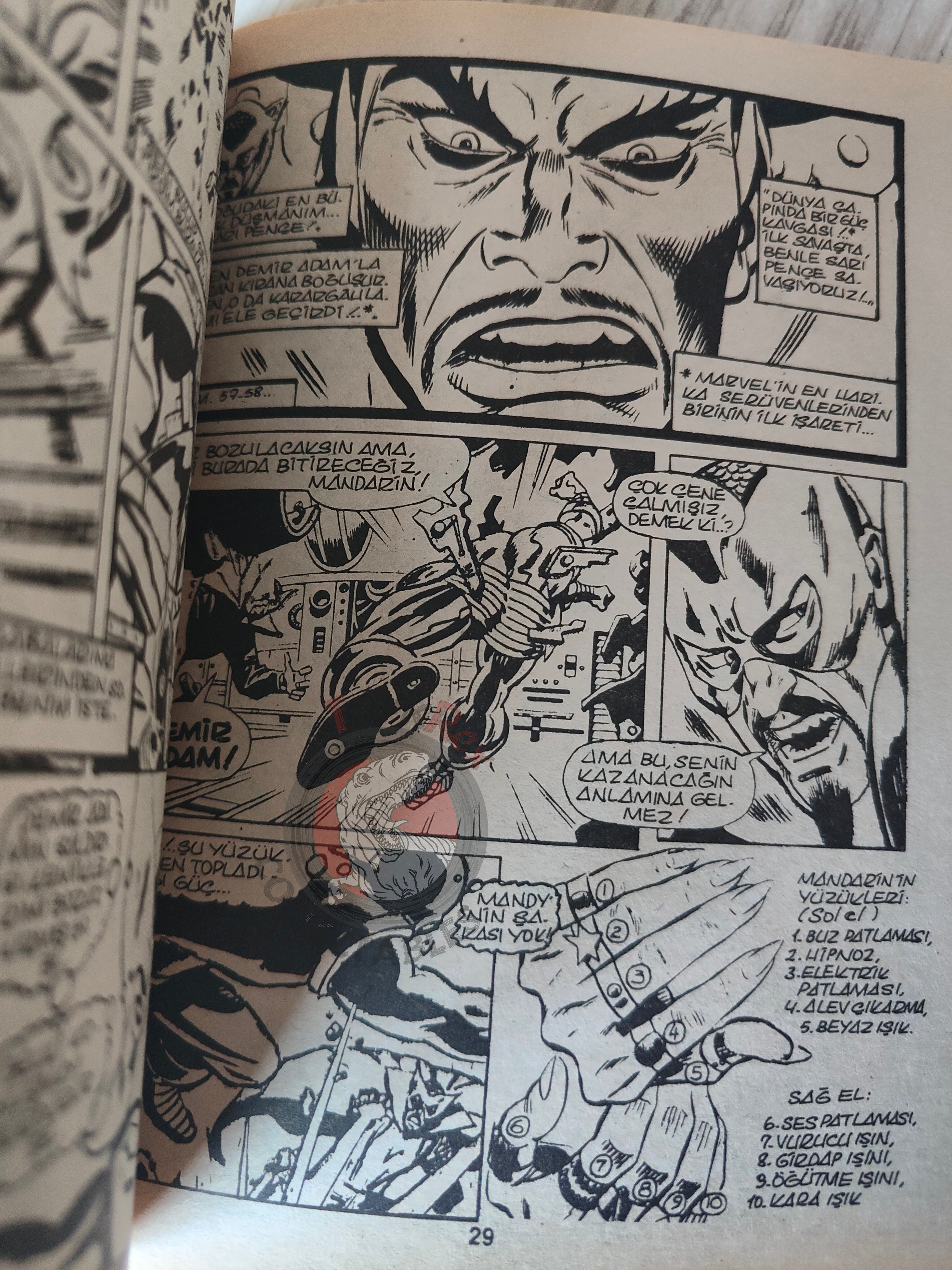 Iron Man #1 Demir Adam 1989 Turkish Comic Turkey #68 #69 #70 #71