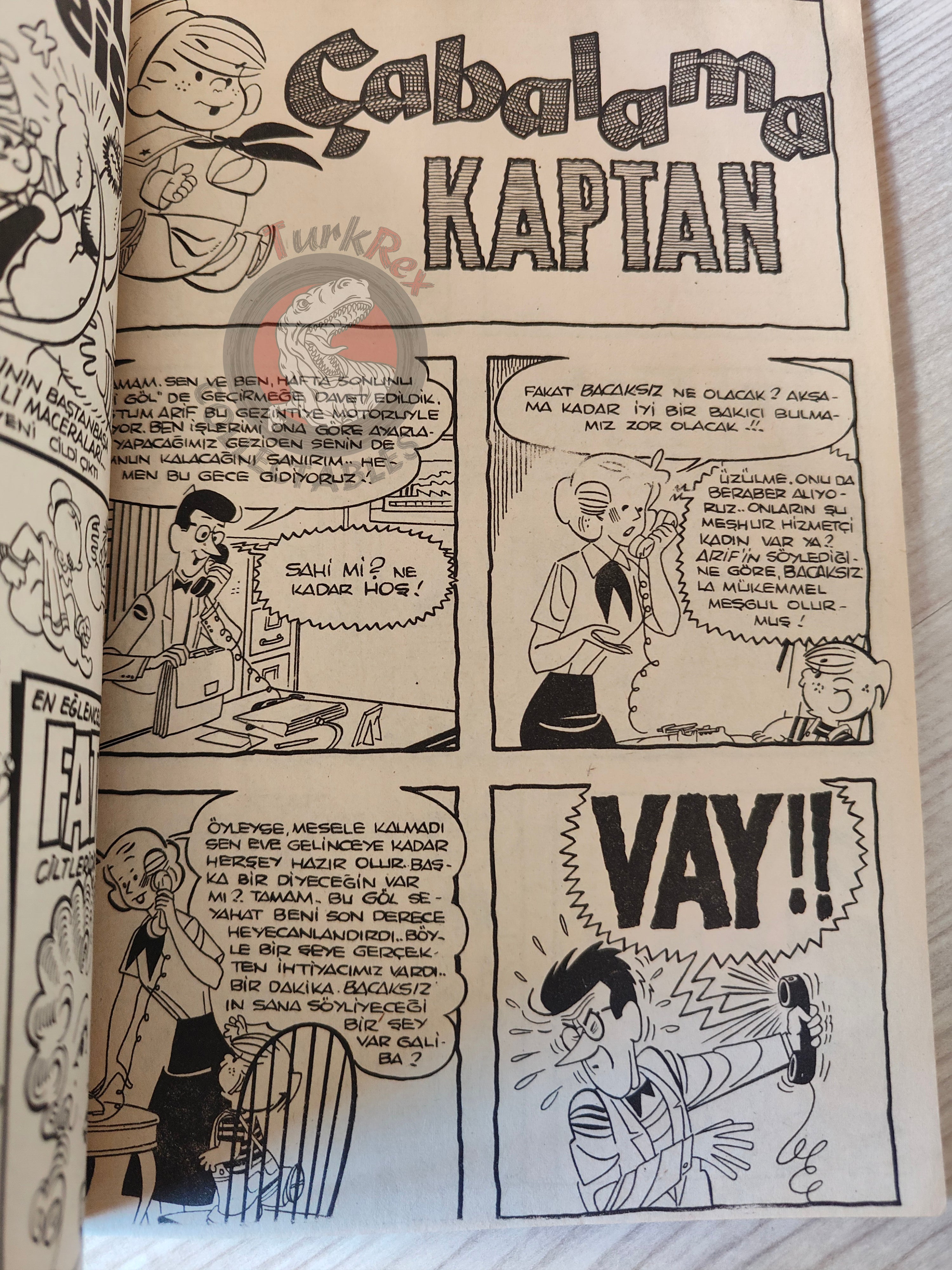 Dennis the Menace –  Altın Seri #5 80s Turkish Comic Turkey