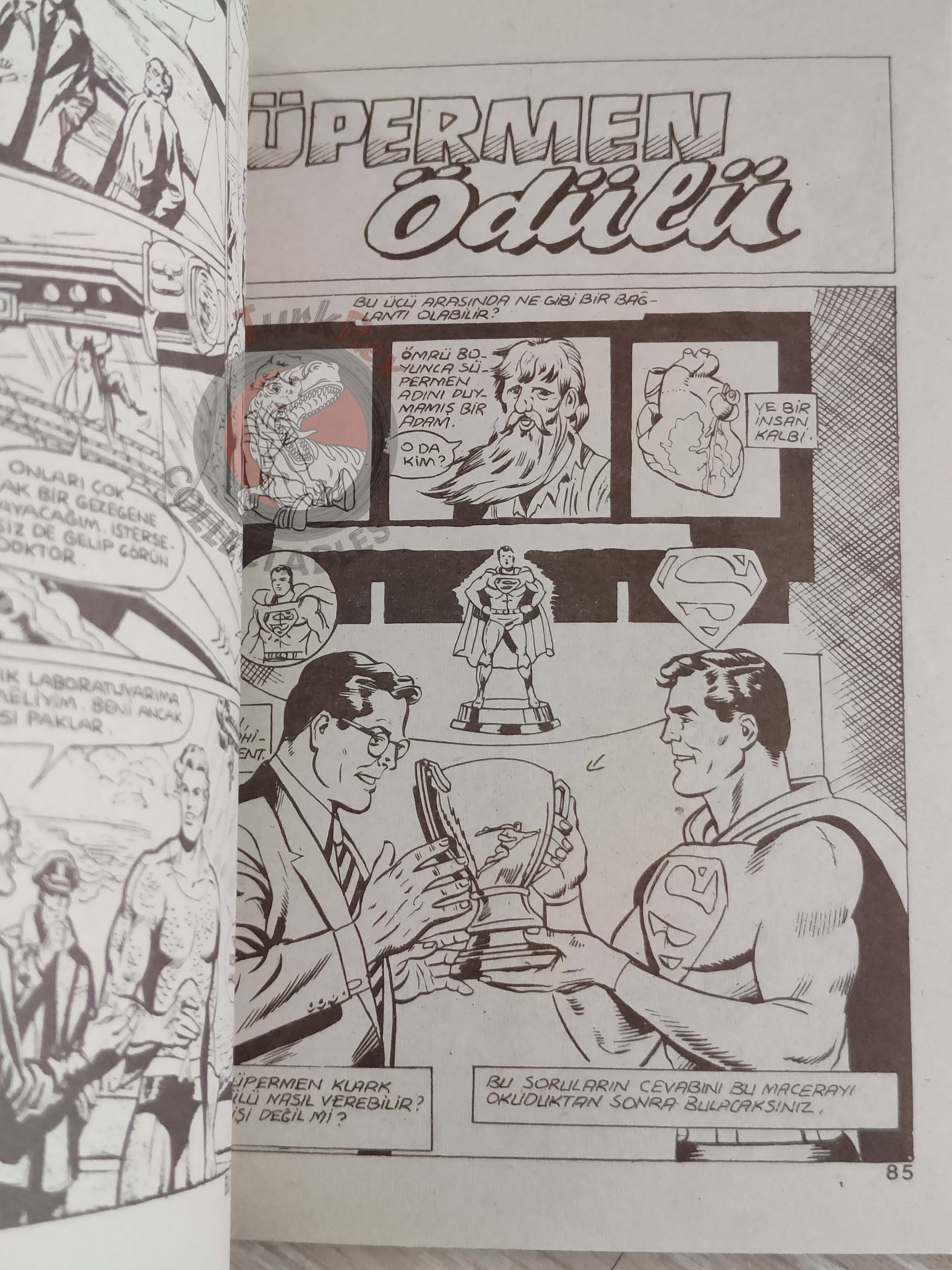 Superman #70 1989 Turkish Comic Turkey Adventures of #432-#434 DC Comics Presents #48