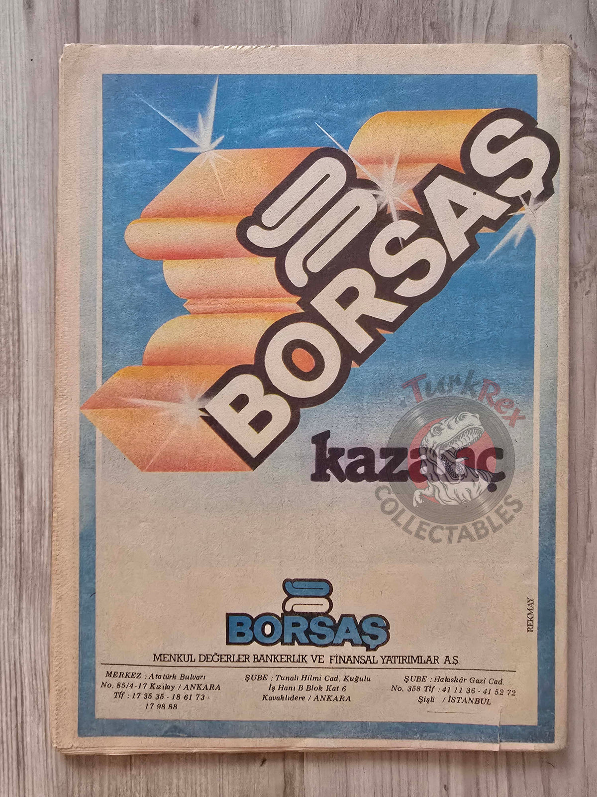 Turkish Magazine 8. Gün Turkey 1981 Ronald Reagan Superman Queen Elizabeth II USA