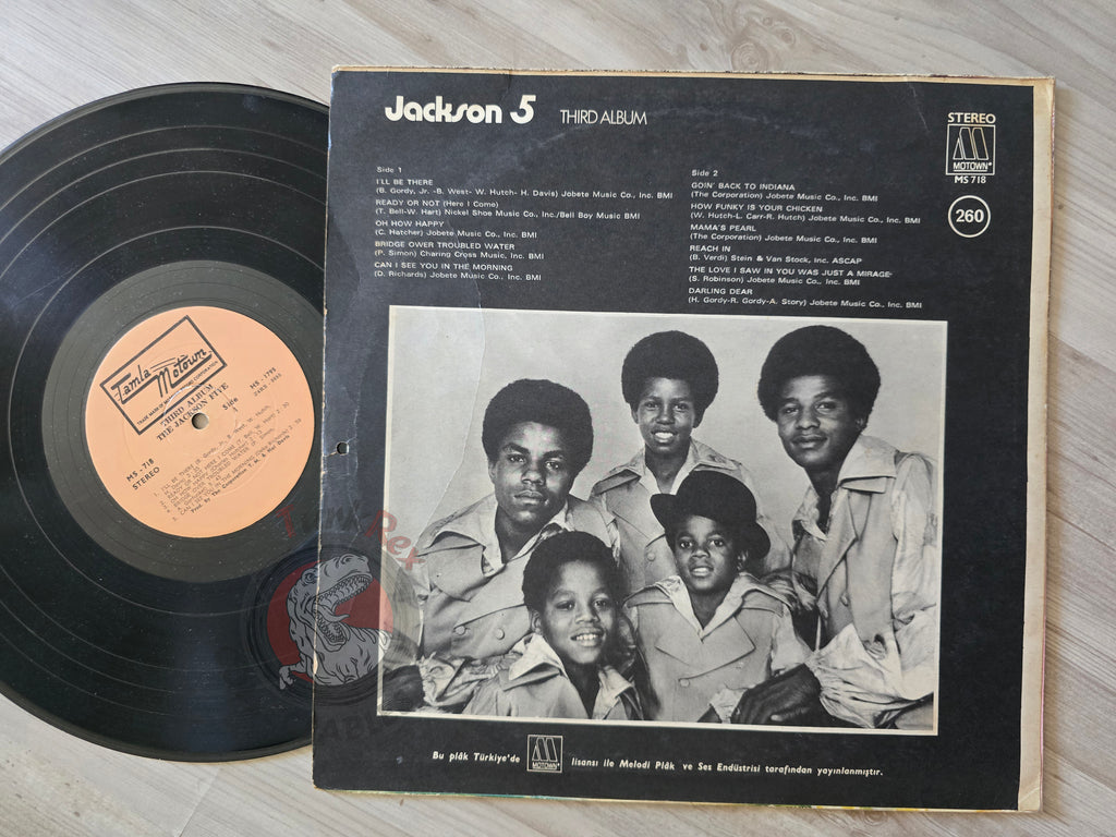 The Jackson 5 – Third Album Turkish Pressing Vinyl Turkey Edition