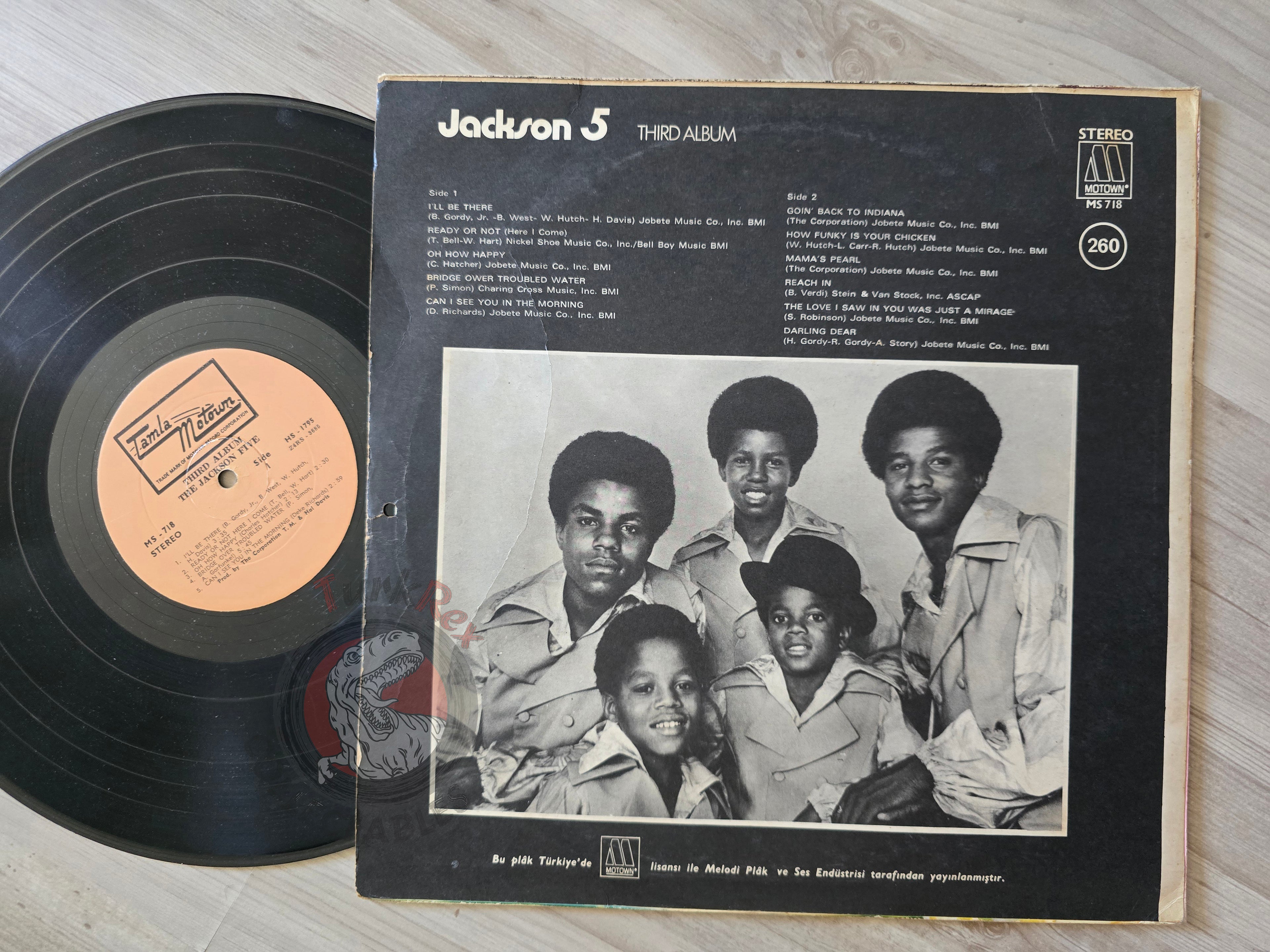 The Jackson 5 – Third Album Turkish Pressing Vinyl Turkey Edition