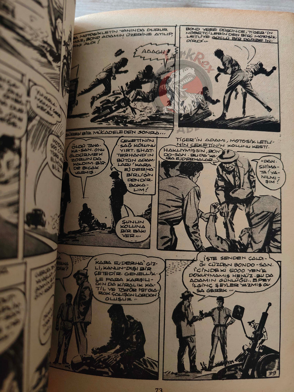 James Bond Vol #5 You Only Live Twice 80s Turkish Comic Turkey Daily Express
