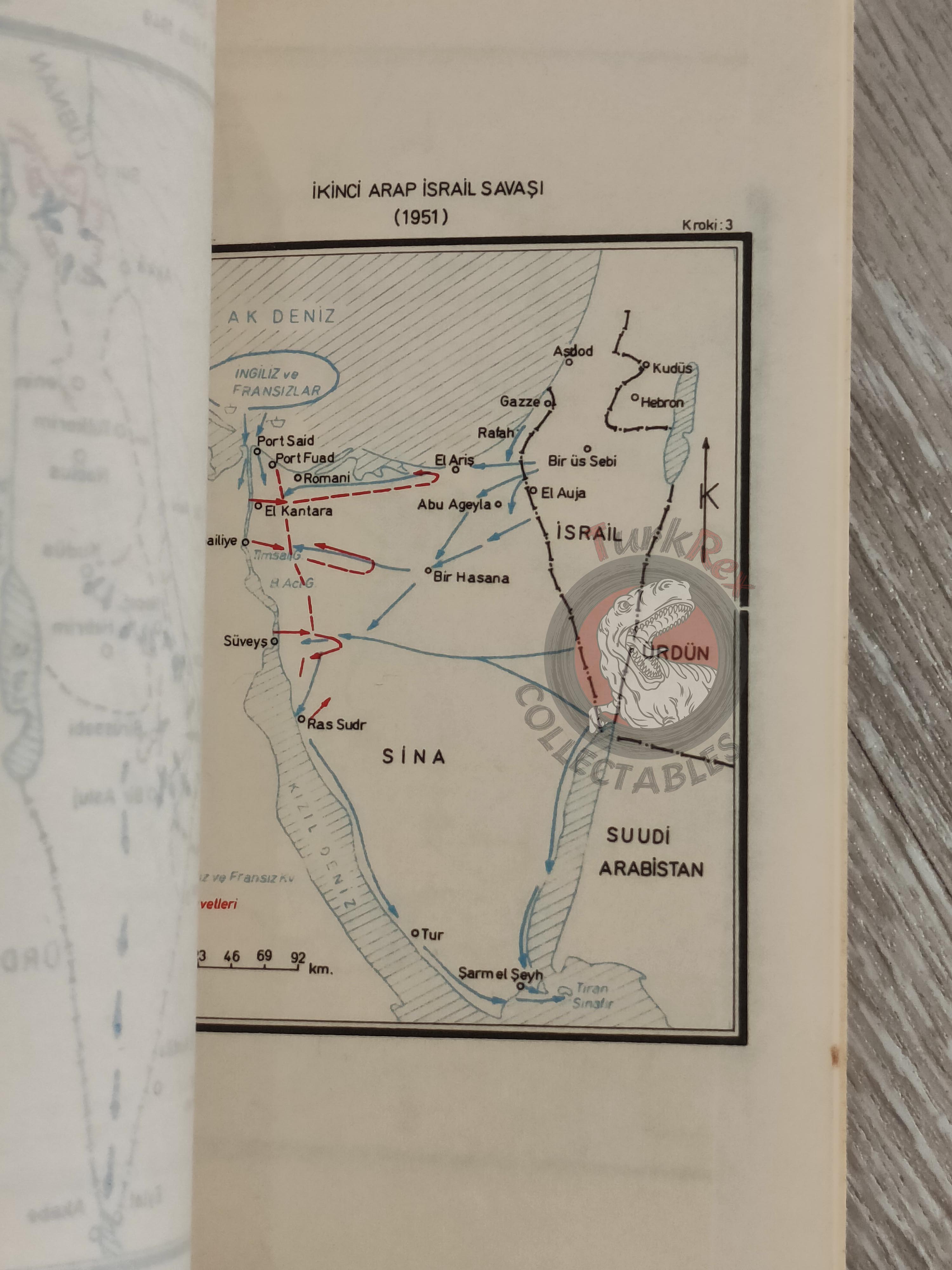 Arab Israeli Conflict Wars 1979 Turkish Book Turkey with Maps Military Israel Middle East