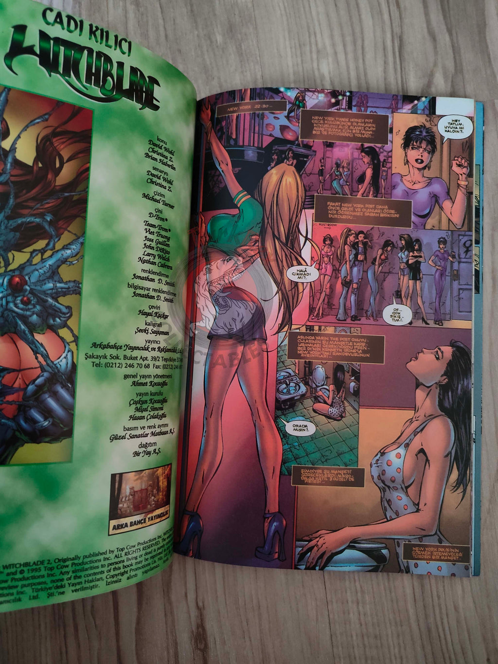 Witchblade Vol #1 1999 Turkish Comic Turkey #1 #2 #3