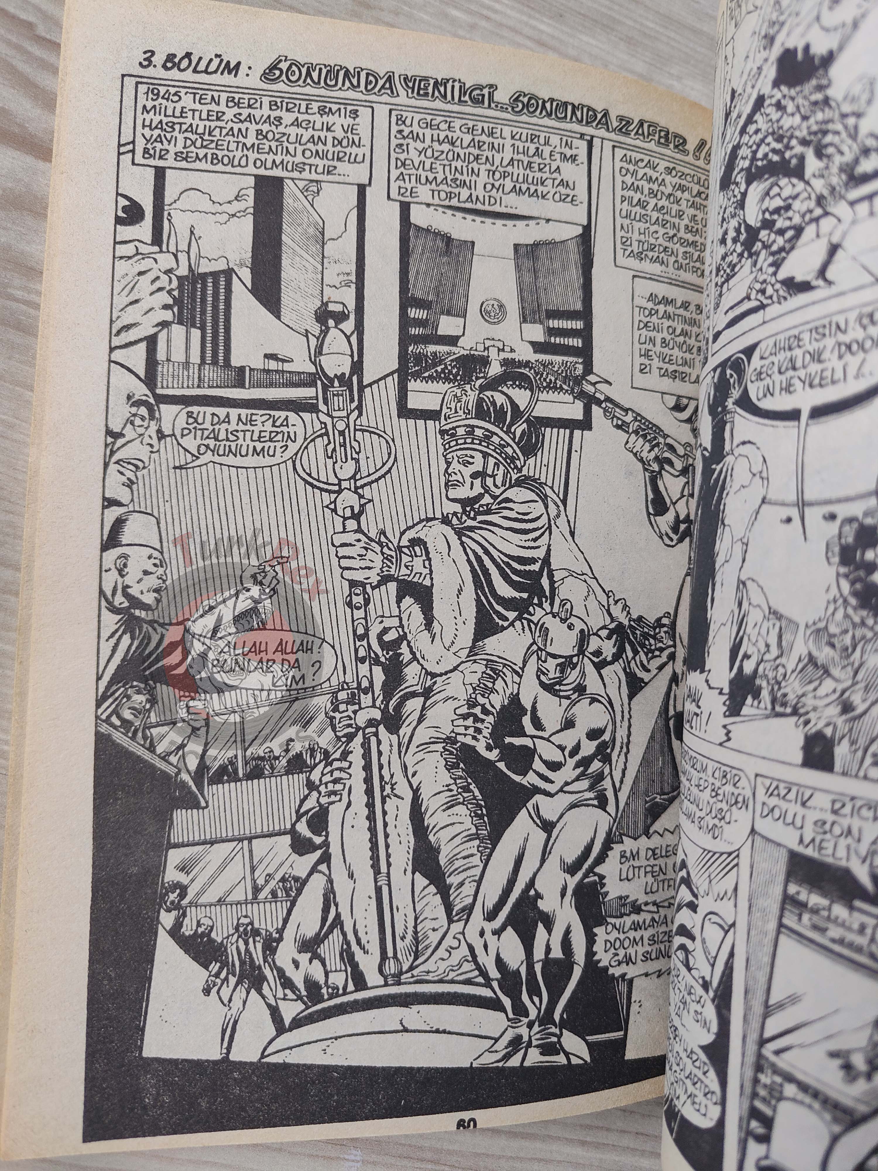 Fantastic Four #3 1988 Turkish Comic Turkey #198 #199 #200