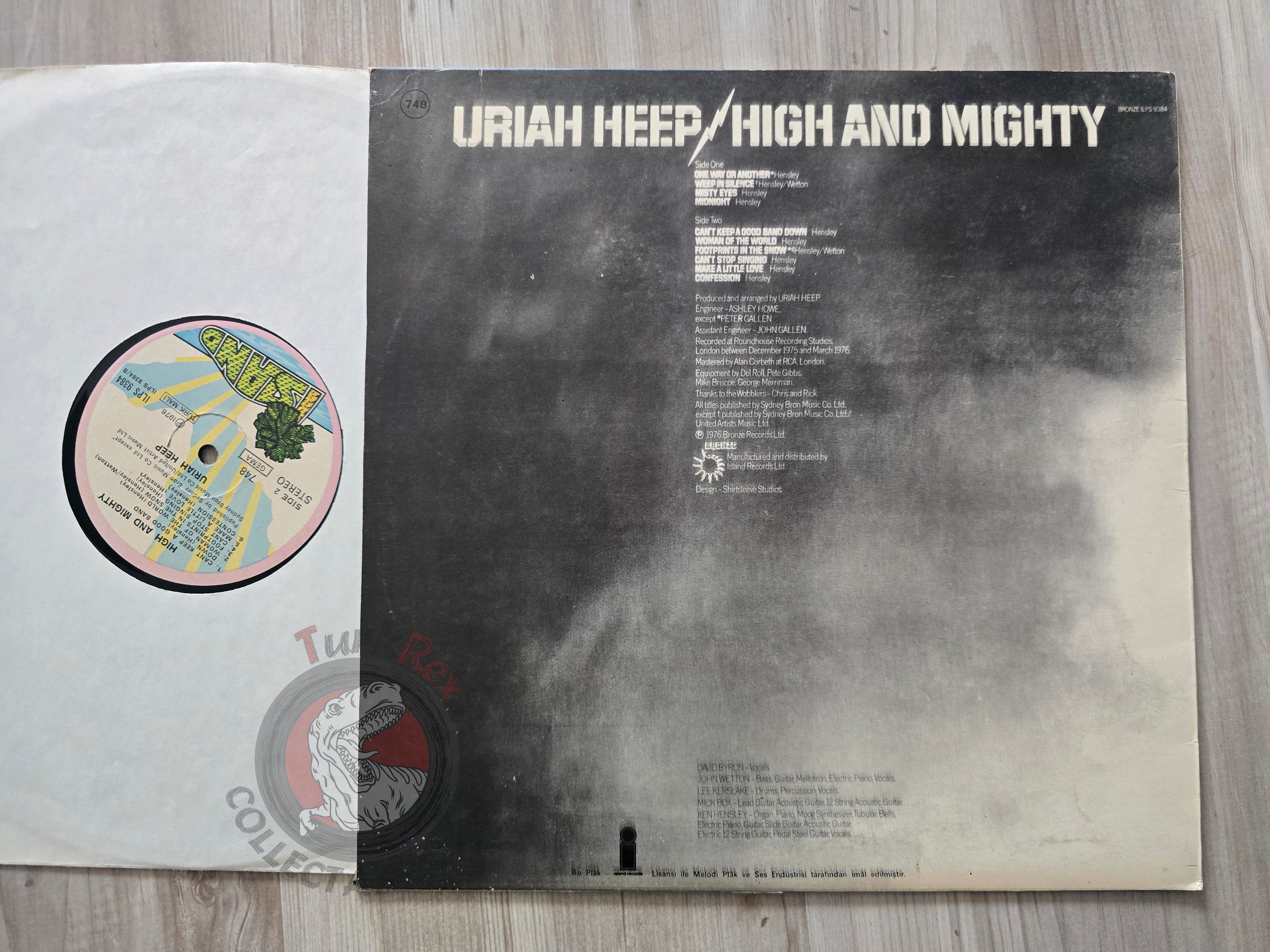 Uriah Heep – High And Mighty Turkish Pressing Vinyl Turkey Edition
