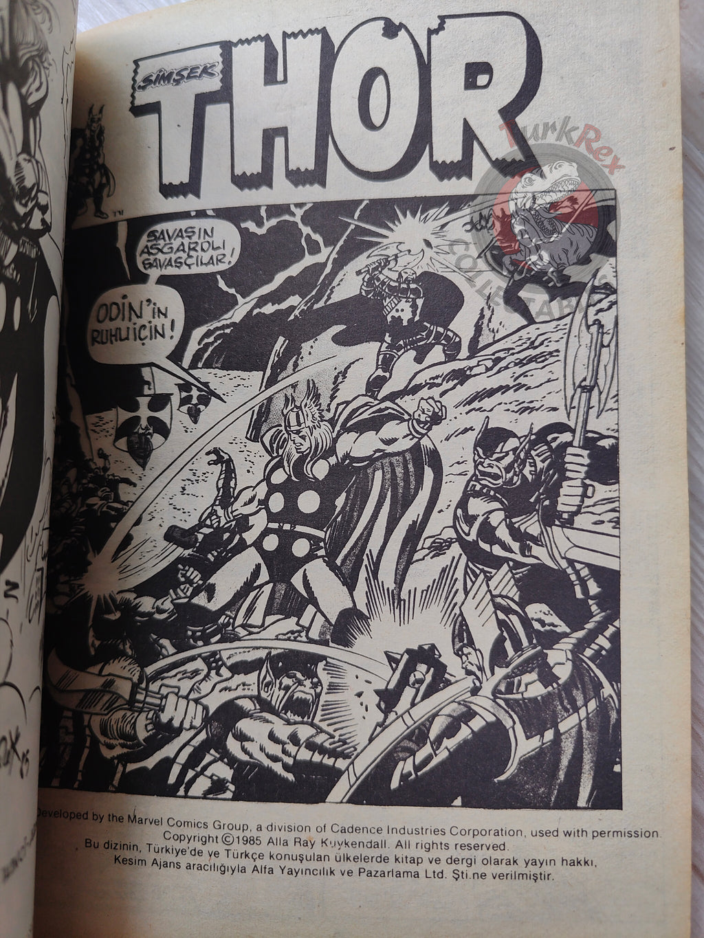 Thor #5 1985 Turkish Comic Turkey The Mighty Thor #197–200 Ragnarok
