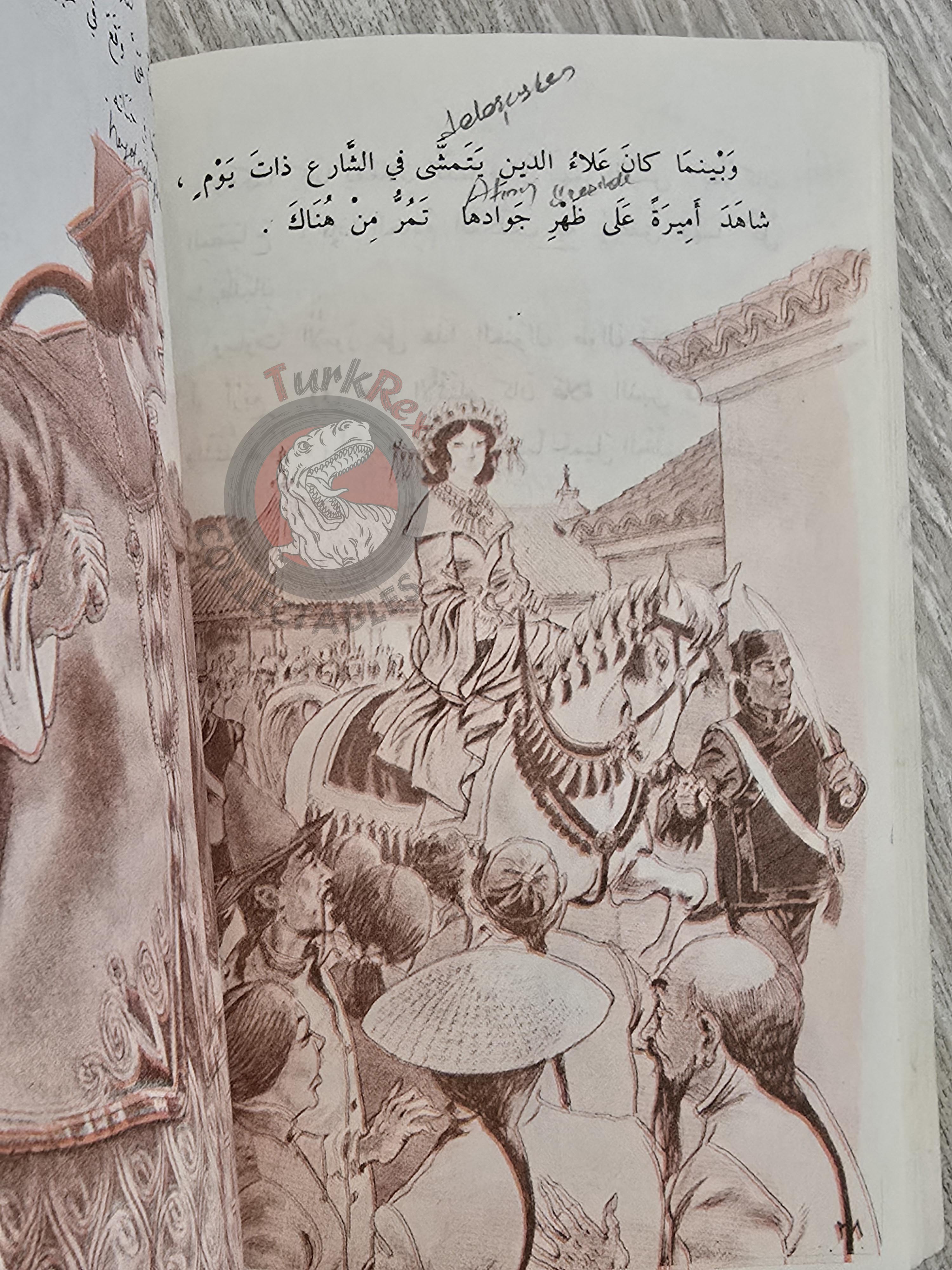 Aladdin and the Magic Lamp 2000s Arabic Book Turkey 1001 Nights Illustrated 1