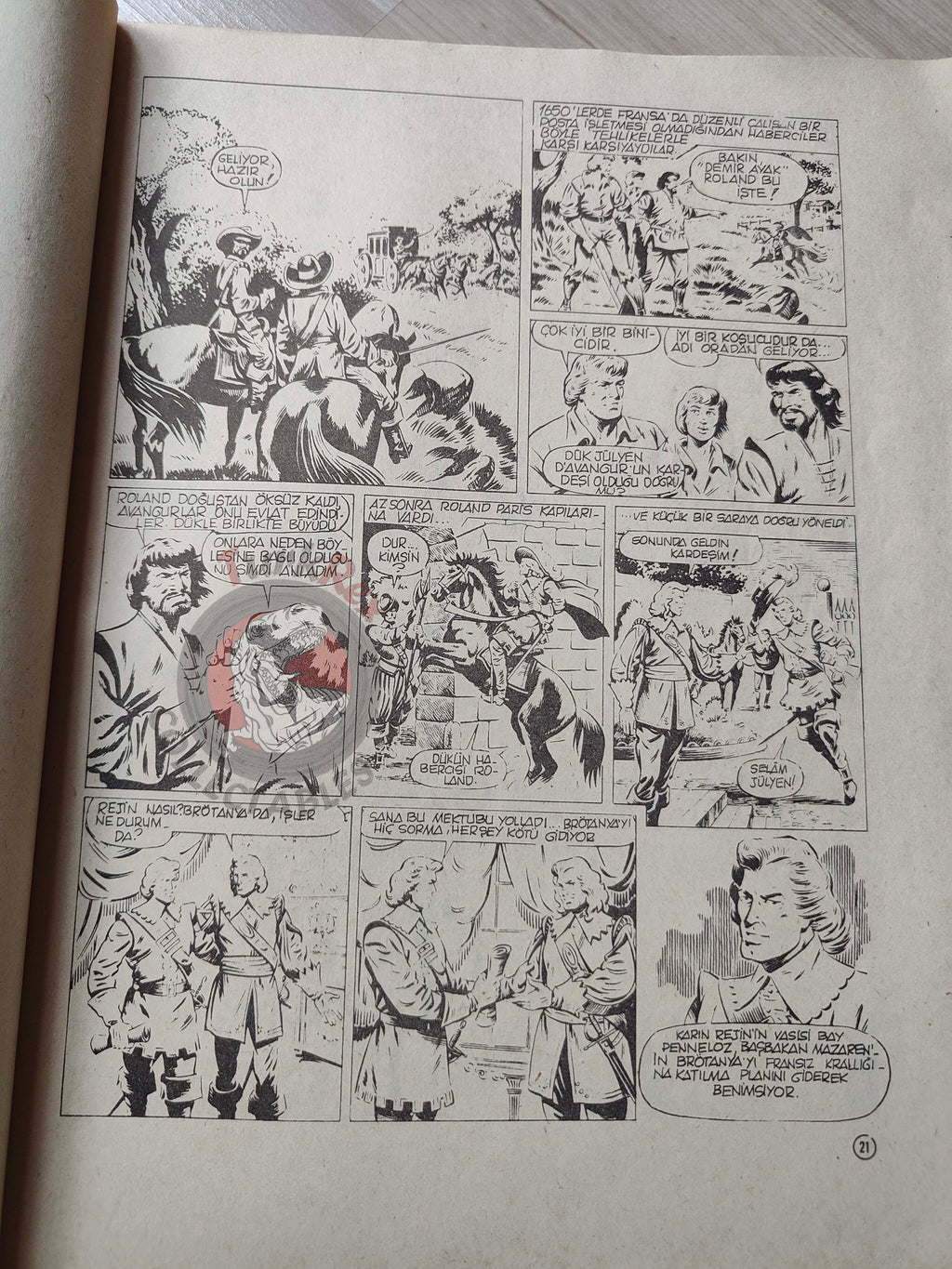 Milliyet Çocuk #32 1979 Turkish Comic Turkey Joyas Literarias Juveniles #93 Paul Feval