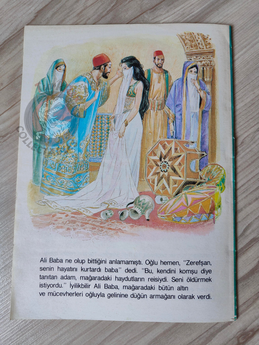 Ali Baba and the Forty Thieves 1980s Turkish Book Turkey 1001 Nights Illustrated