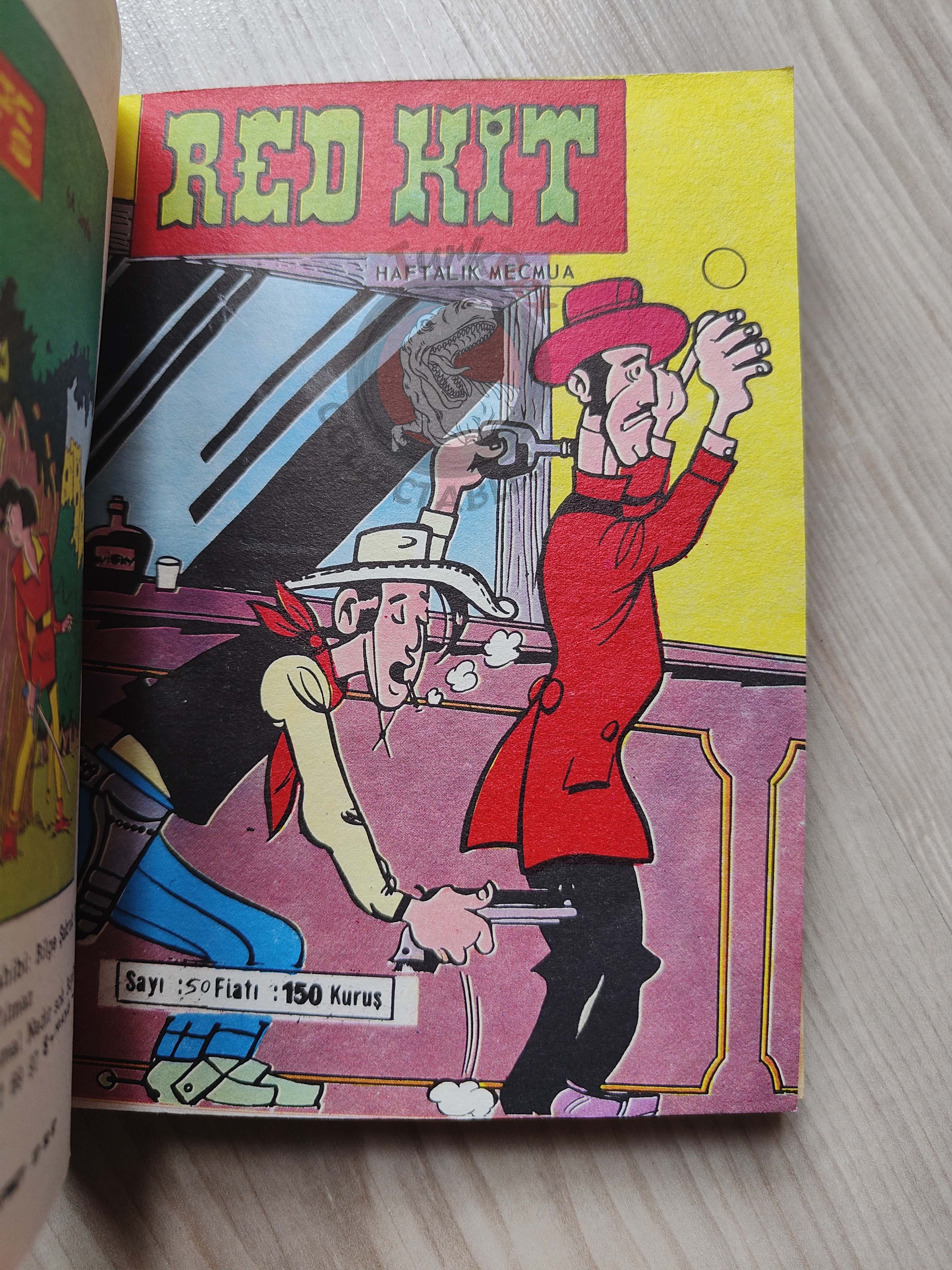 Lucky Luke #17 Contre Pat Poker 1973 Turkish Comic Turkey Le Vieux Nick