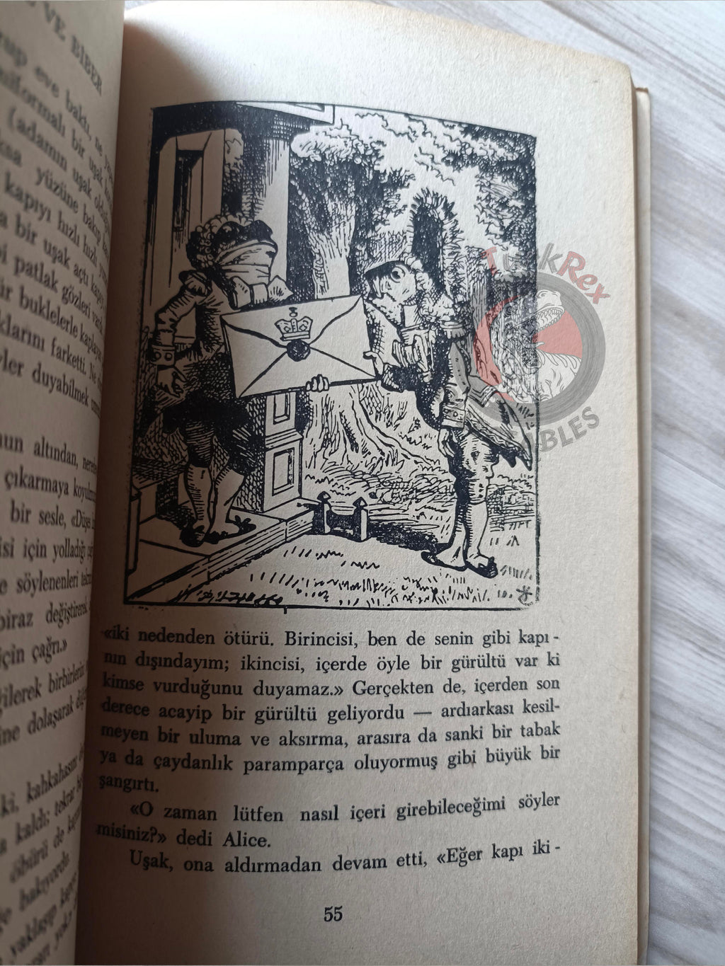 Lewis Carroll – Alice in Wonderland 1969 Turkish Book Turkey Illustrated John Tenniel